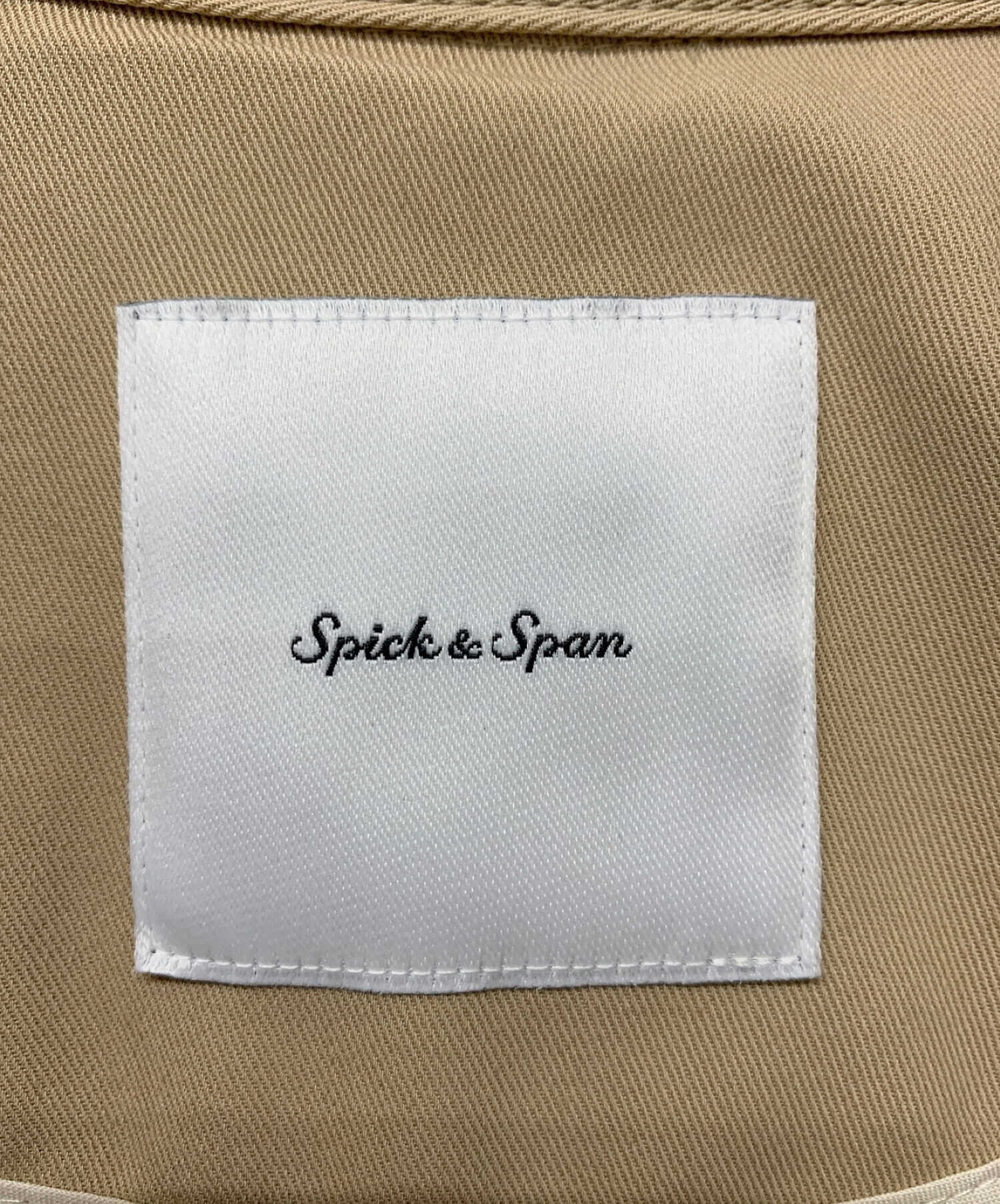 Spick and Span (スピックアンドスパン) ツイルコットンオーバートレンチコート ブラウン サイズ:36 未使用品