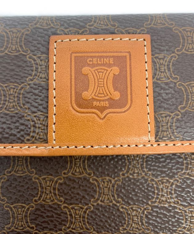 中古・古着通販】CELINE (セリーヌ) 3つ折り財布 ブラウン｜ブランド