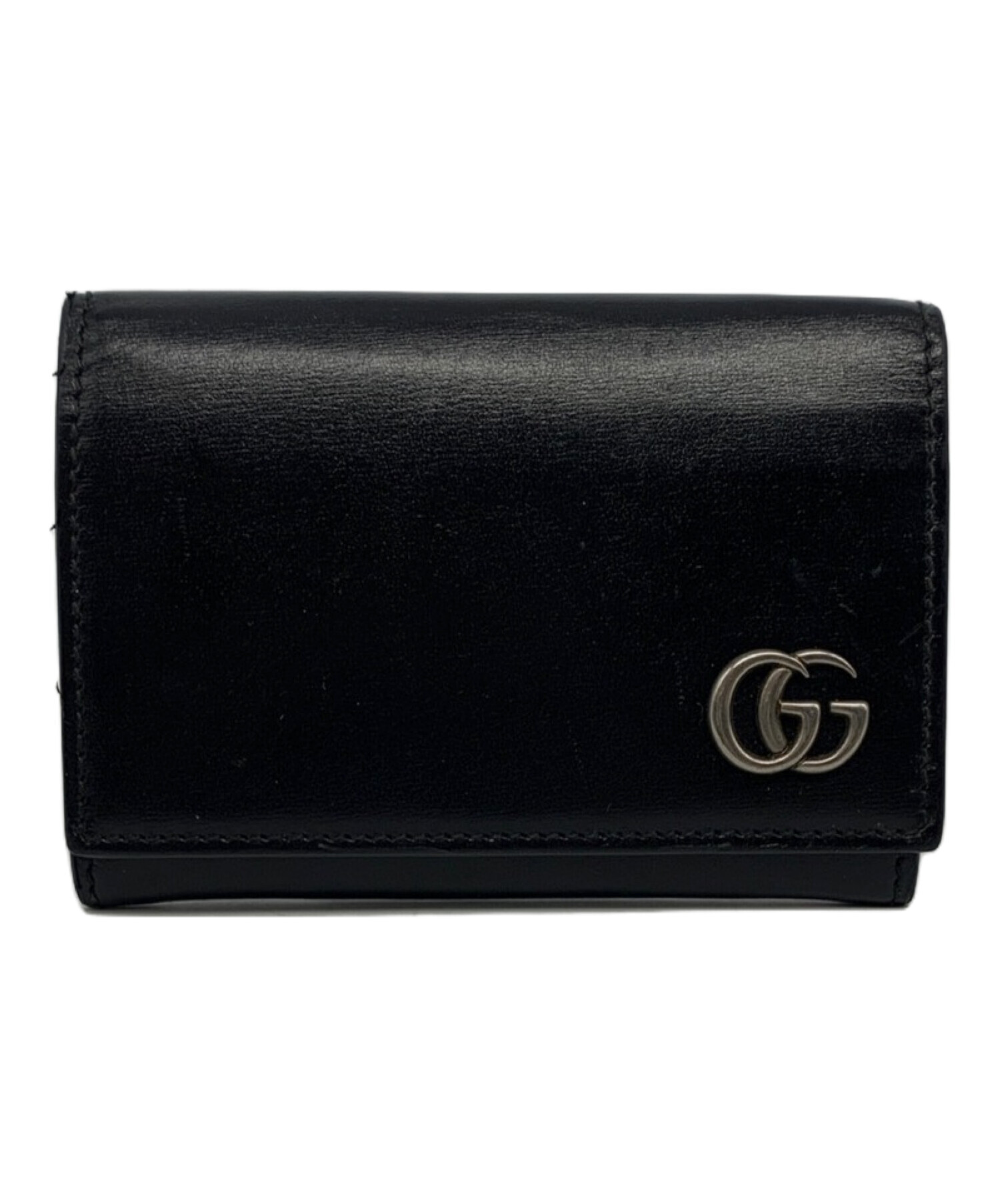 中古・古着通販】GUCCI (グッチ) GGマーモントケース ブラック