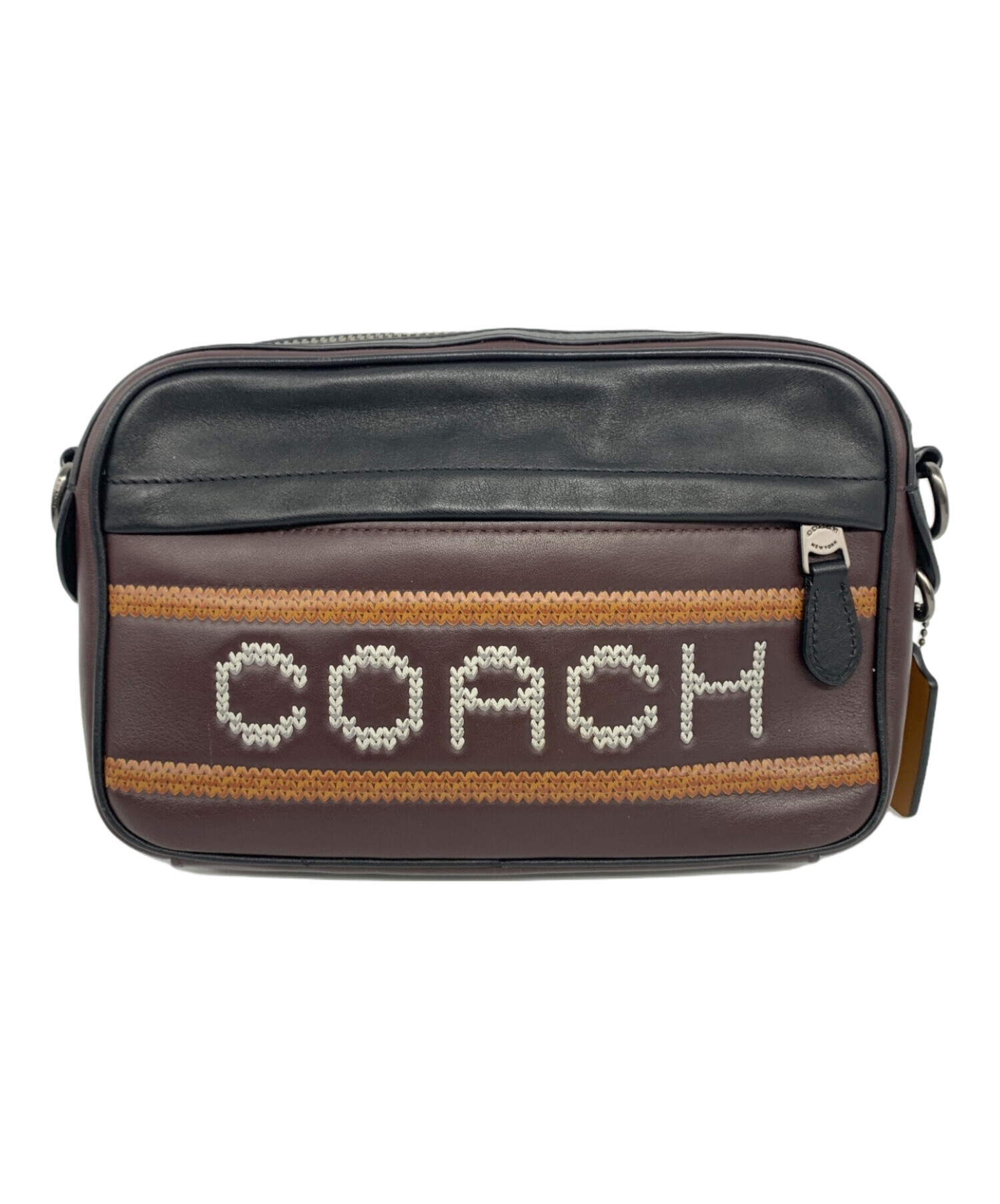 中古・古着通販】COACH (コーチ) ショルダーバッグ ダークブラウン ...