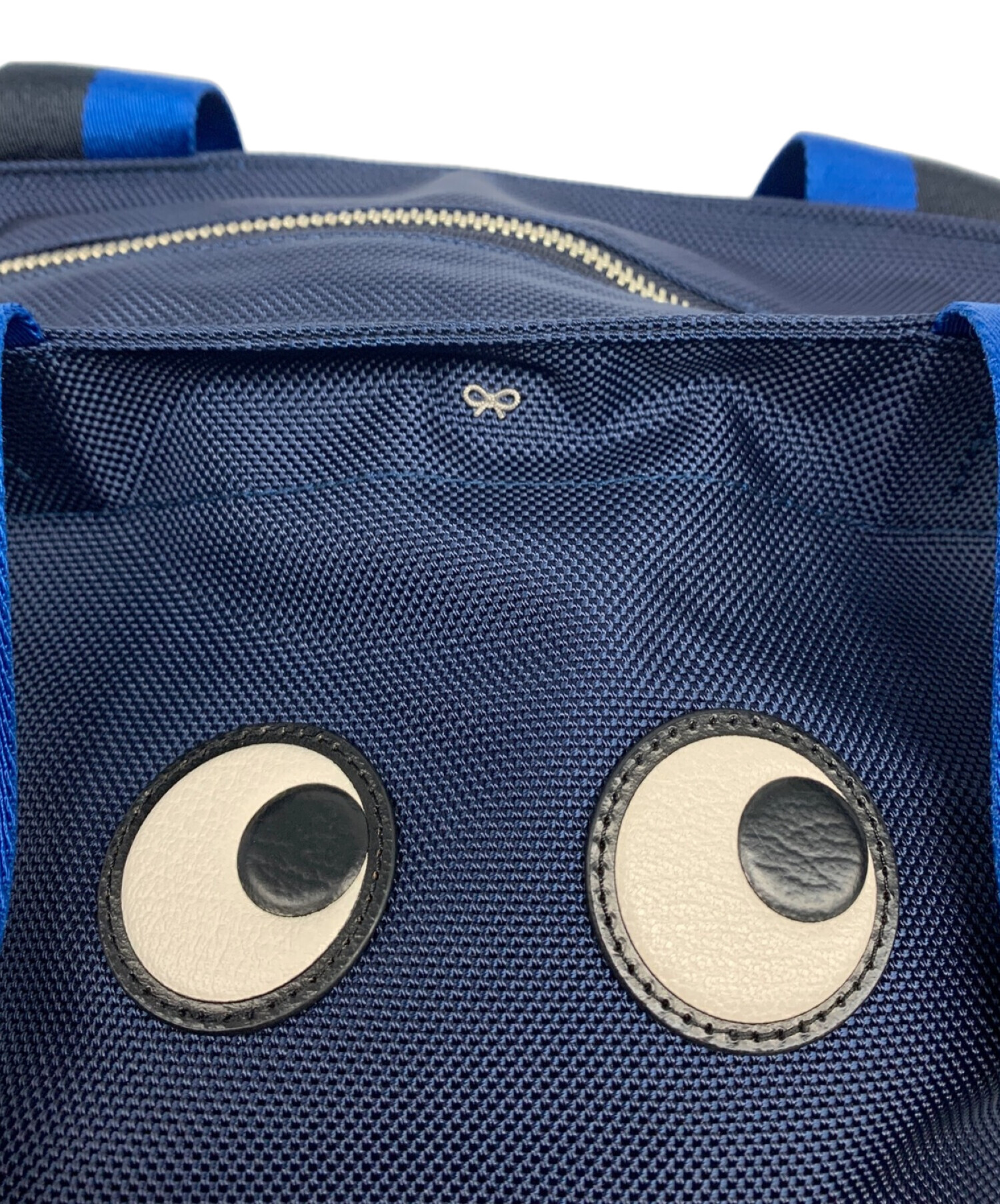 ANYA HINDMARCH (アニヤハインドマーチ) EYESトートバッグ ネイビー