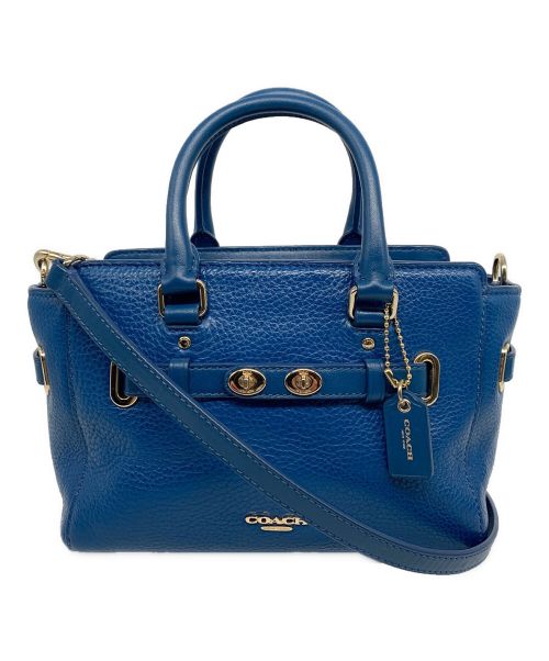 【中古・古着通販】COACH (コーチ) 2WAYショルダーバッグ ブルー｜ブランド・古着通販 トレファク公式【TREFAC  FASHION】スマホサイト