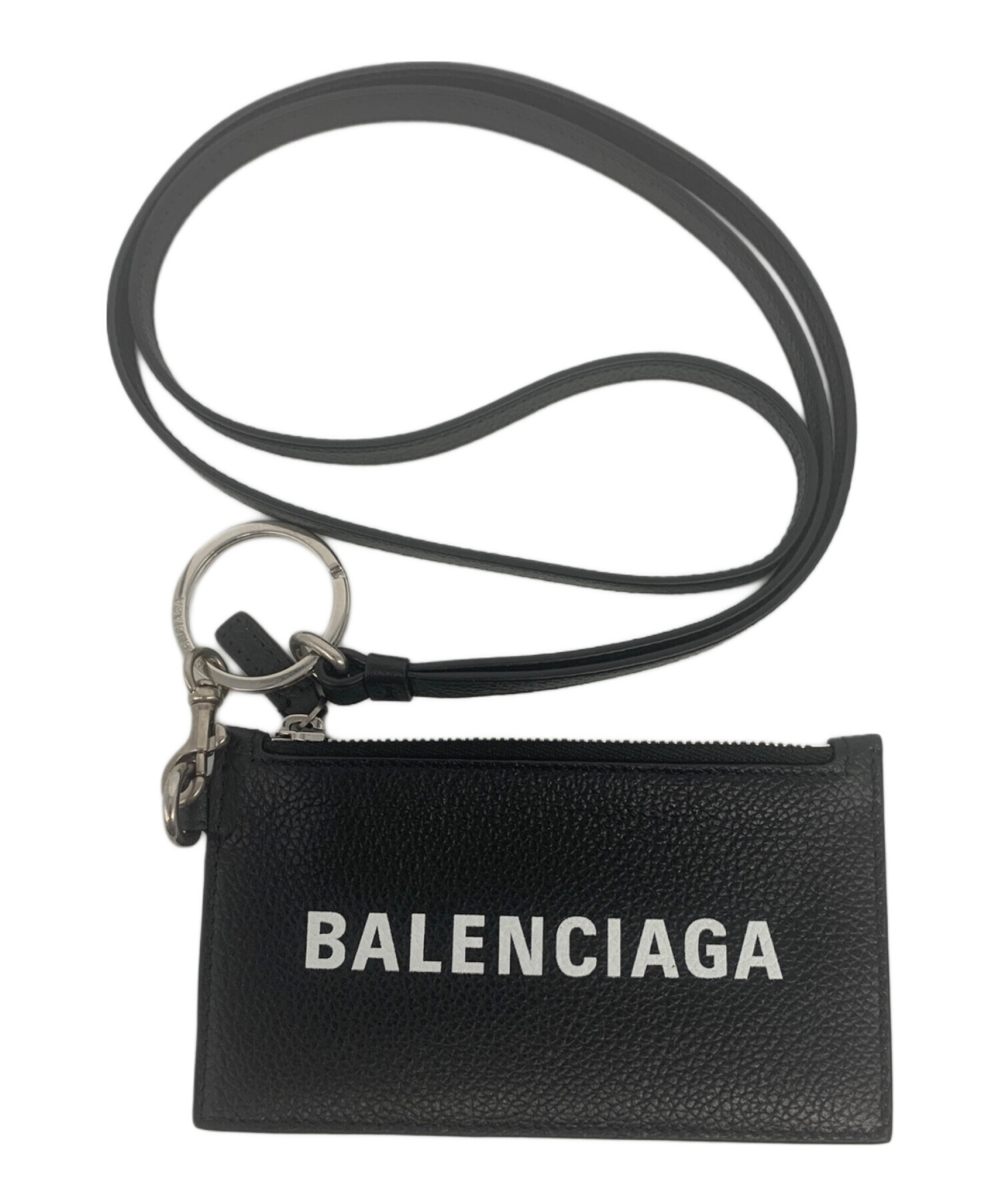 BALENCIAGA (バレンシアガ) ネックストラップコインケース ブラック