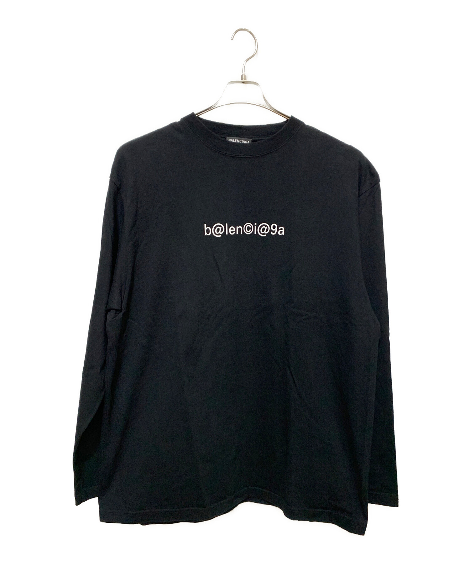 中古・古着通販】BALENCIAGA (バレンシアガ) ALENCIAGA小文字ロゴプリントTシャツ ブラック サイズ:S｜ブランド・古着通販  トレファク公式【TREFAC FASHION】スマホサイト