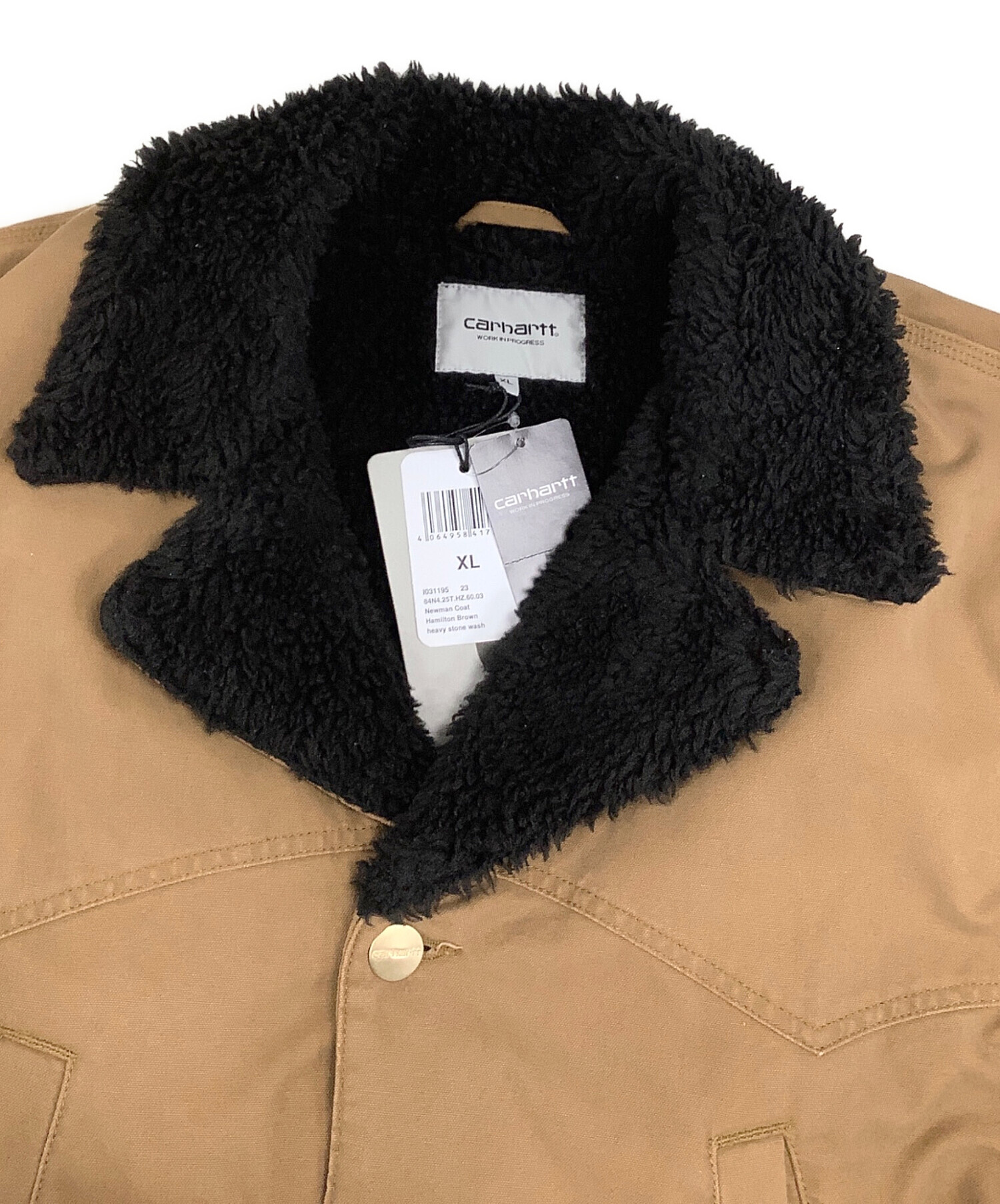 中古・古着通販】CarHartt (カーハート) Newman Coat ブラウン サイズ:XL 未使用品｜ブランド・古着通販  トレファク公式【TREFAC FASHION】スマホサイト