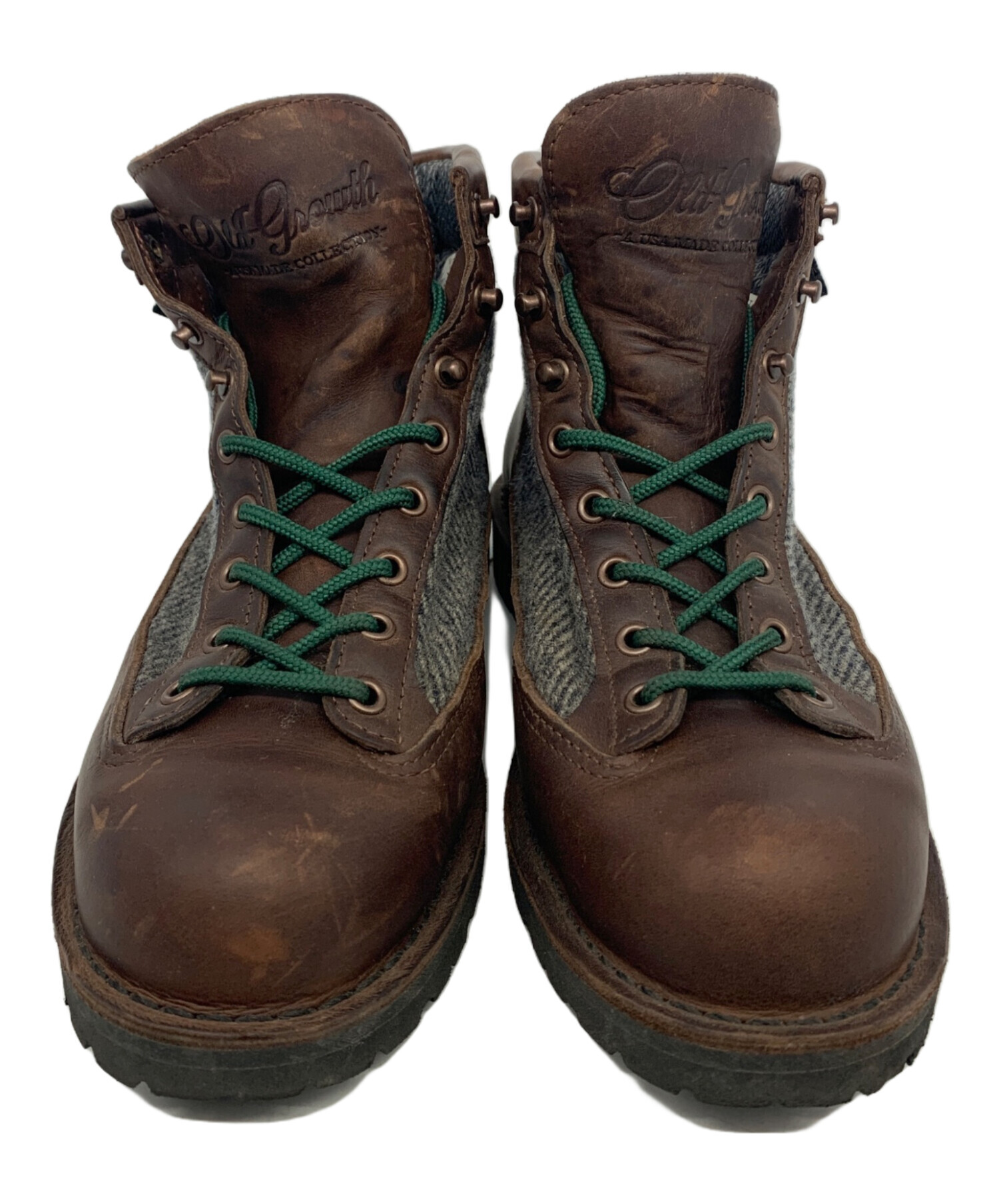 中古・古着通販】Danner (ダナー) WOOLRICH (ウールリッチ) LIGHT MILL STREET ブラウン×グレー  サイズ:US9｜ブランド・古着通販 トレファク公式【TREFAC FASHION】スマホサイト