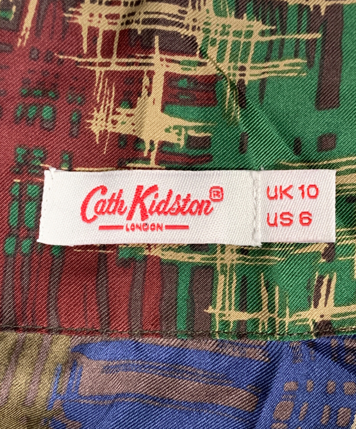 中古・古着通販】Cath kidston (キャス キッドソン) シルクシャツワンピース マルチカラー サイズ:US6｜ブランド・古着通販  トレファク公式【TREFAC FASHION】スマホサイト