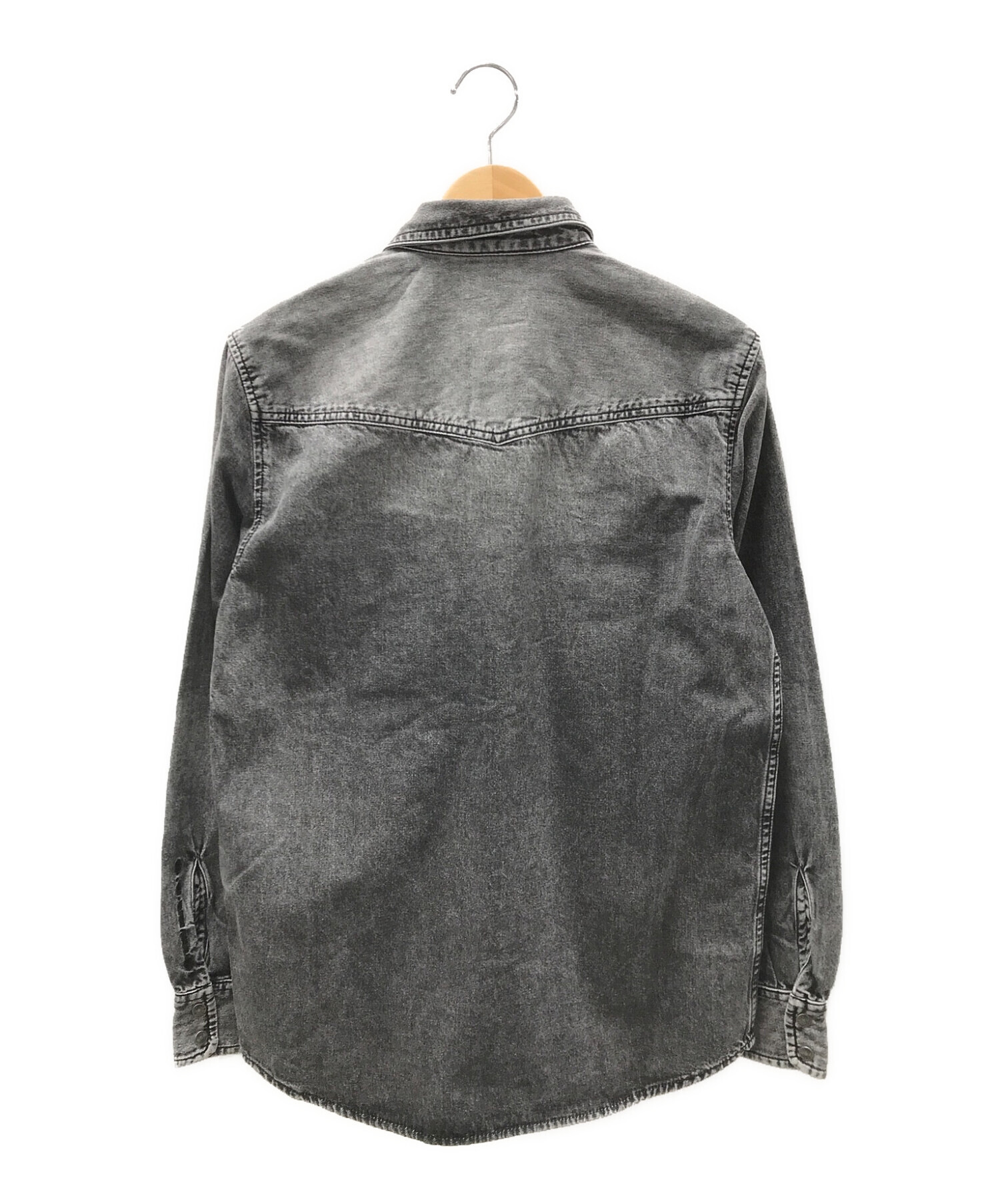 DIESEL (ディーゼル) シャツジャケット/デニムシャツ グレー サイズ:S 未使用品