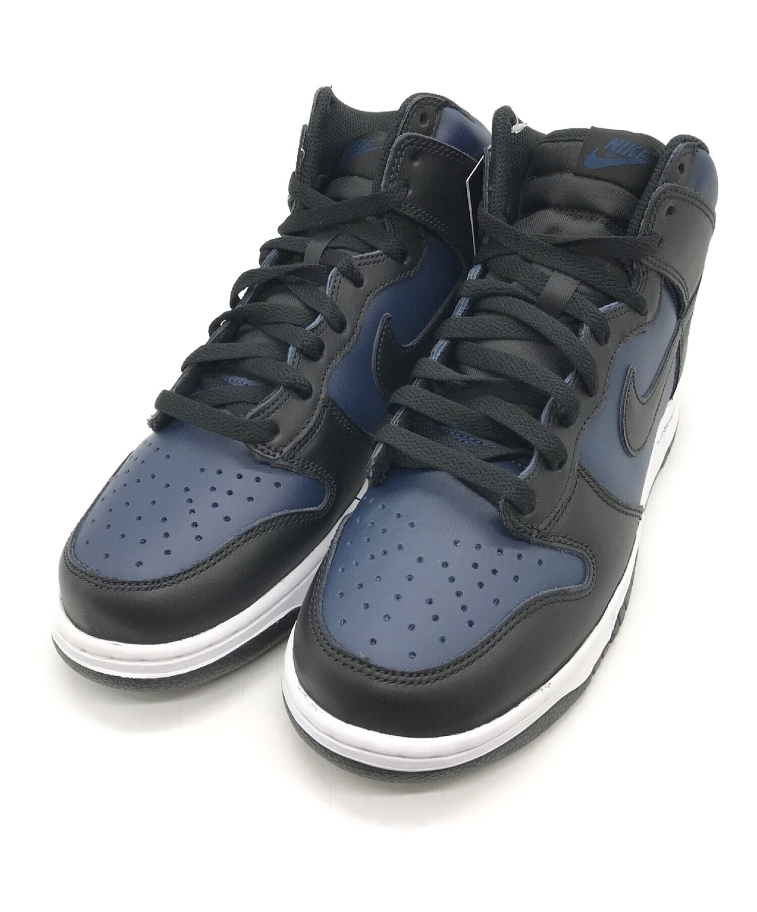 NIKE (ナイキ) FRAGMENT × NIKE DUNK HIGH CITY PACK/フラグメント × ナイキ ダンク ハイ  シティパック/スニーカー ネイビー サイズ:27