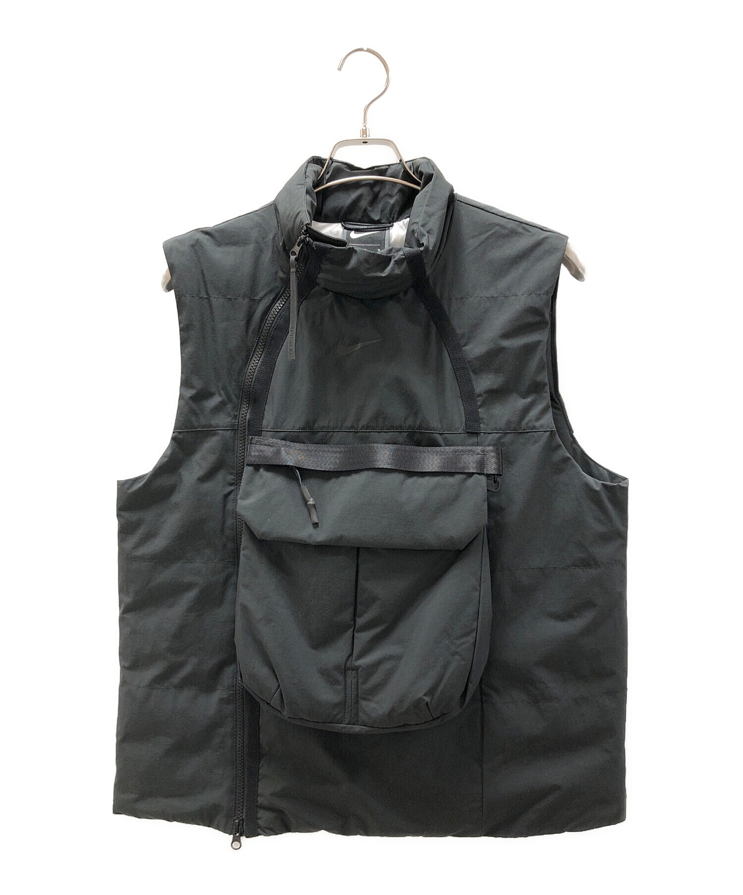 NIKE (ナイキ) AS M NSW TCH PCK SYN FILL VEST/中綿ベスト ブラック サイズ:Ｍ