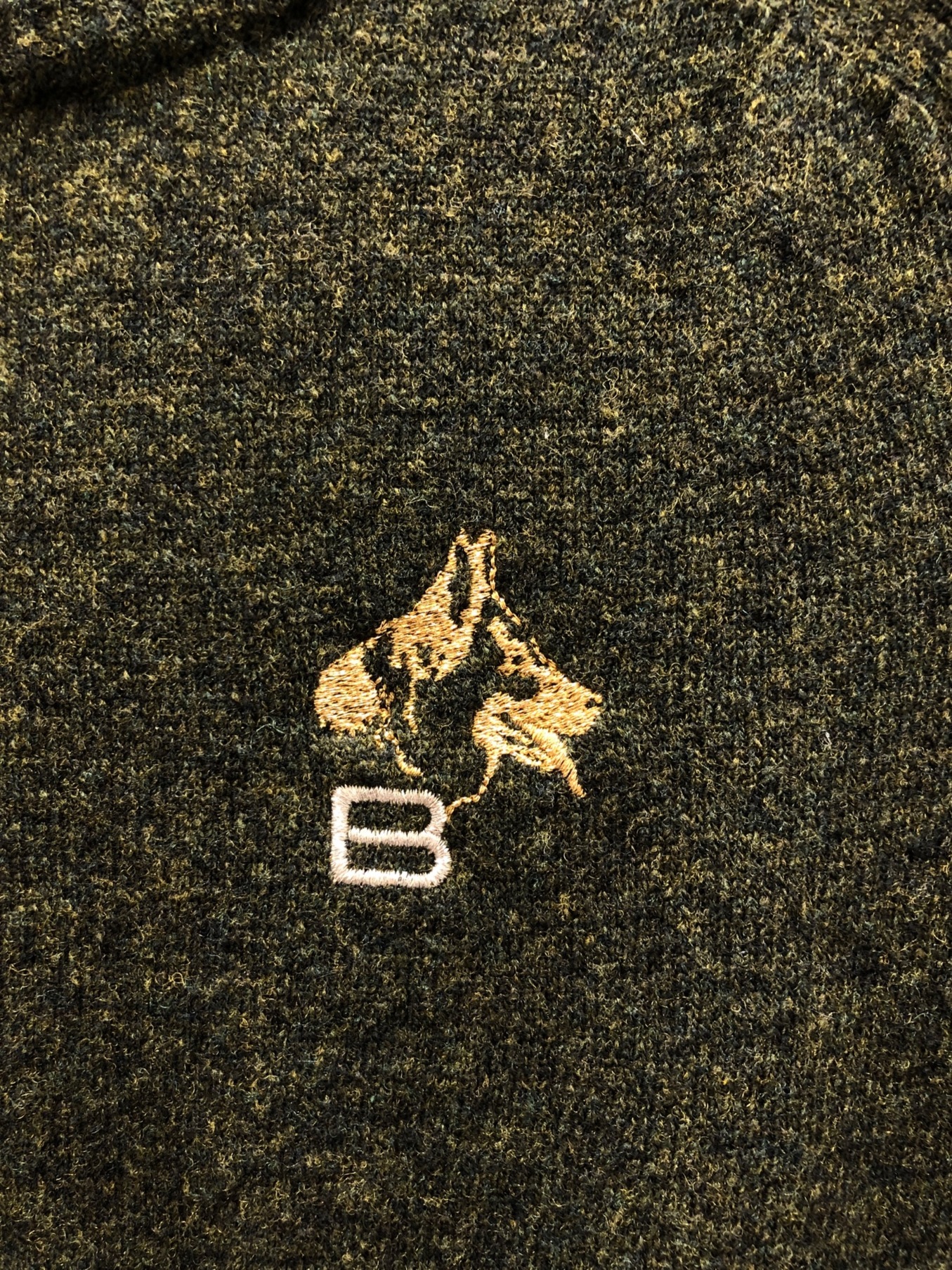 中古・古着通販】BALENCIAGA (バレンシアガ) ワンポイント刺繍ニット