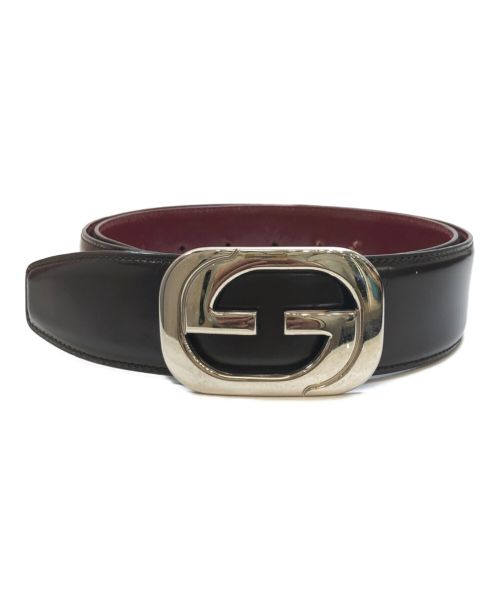 中古・古着通販】GUCCI (グッチ) レザーベルト ブラウン｜ブランド