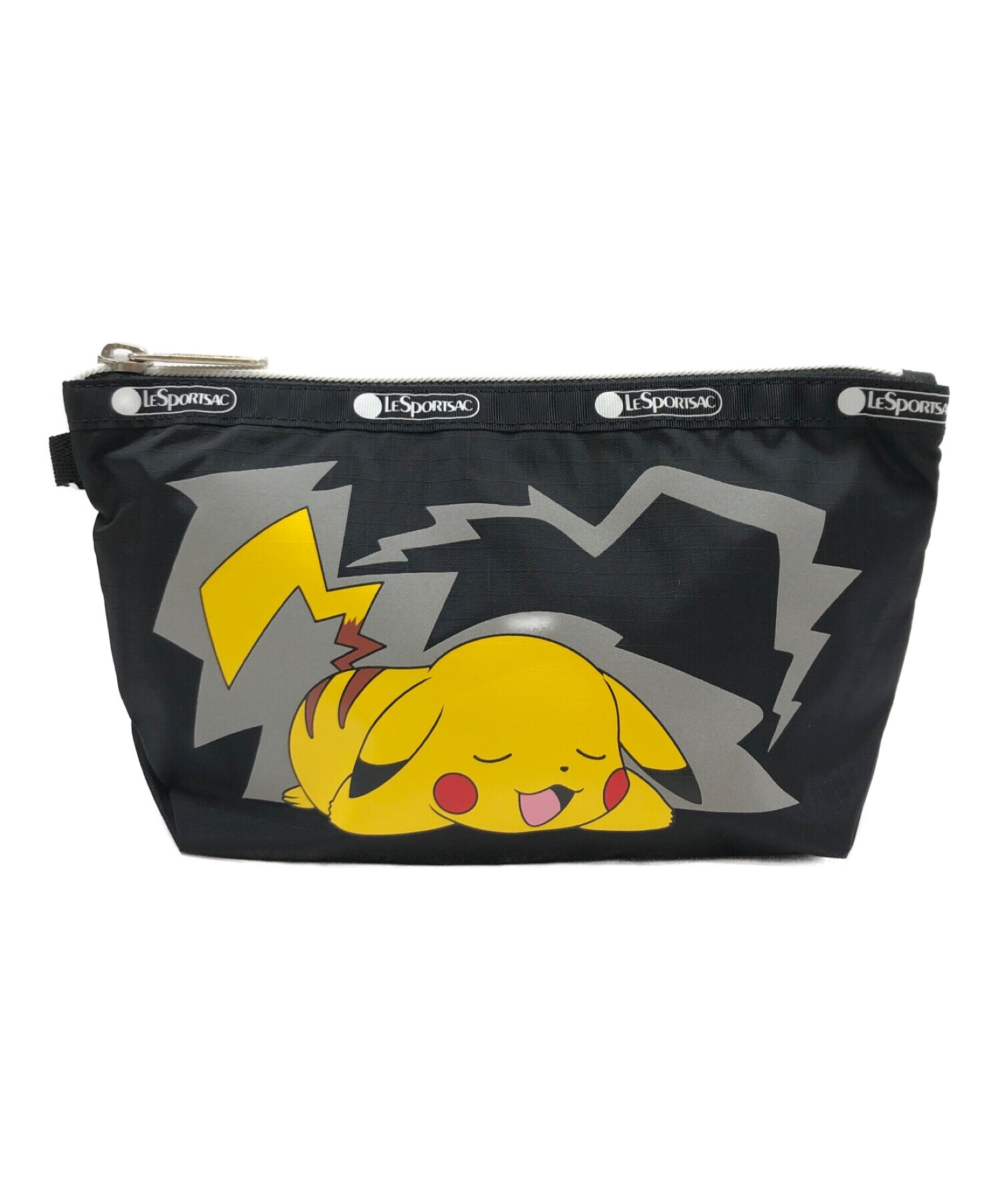 LeSportsac×ポケモン (レスポートサック×ポケモン) ポーチ/ピカチュウ ポーチ ブラック