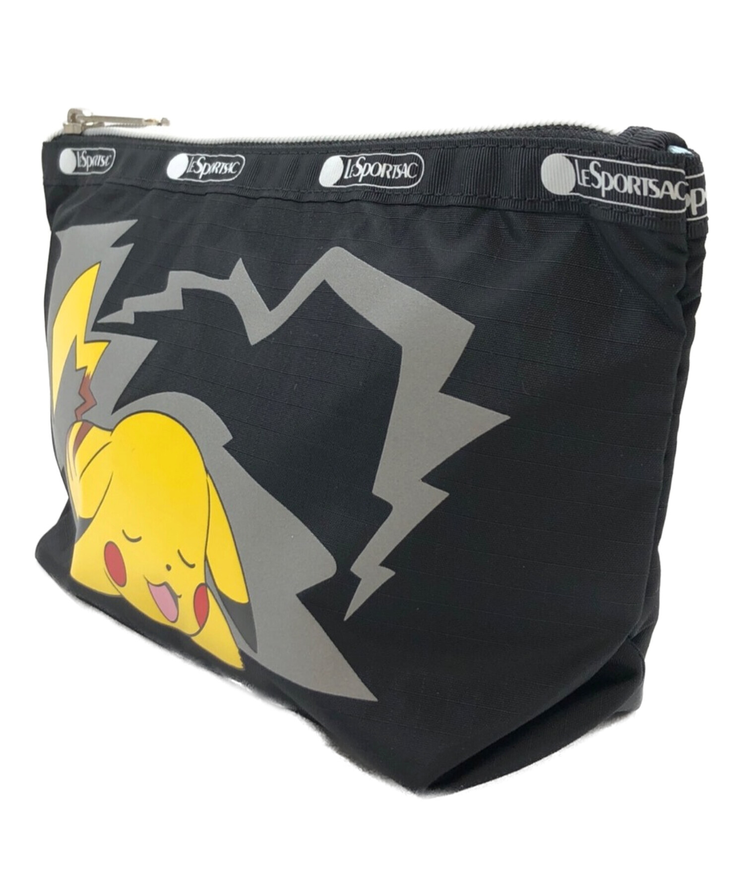 LeSportsac×ポケモン (レスポートサック×ポケモン) ポーチ/ピカチュウ ポーチ ブラック