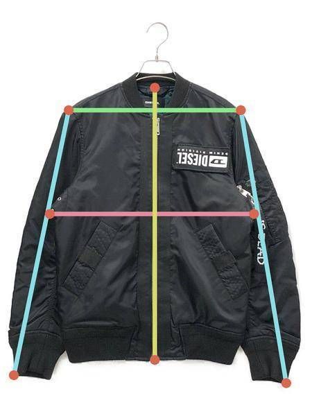 【中古・古着通販】DIESEL (ディーゼル) MA-1 BOMBER JACKET