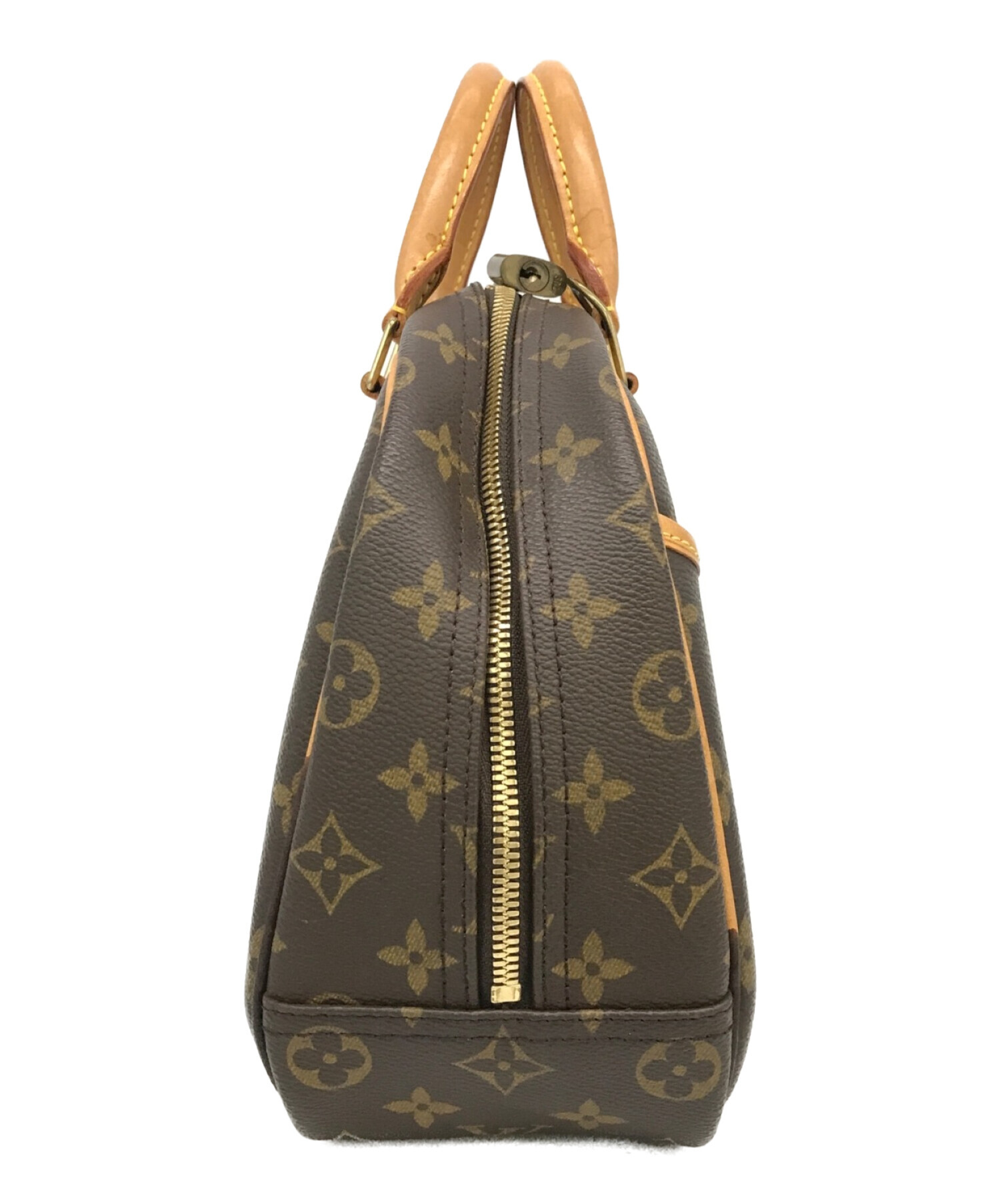 中古・古着通販】LOUIS VUITTON (ルイ ヴィトン) ドーヴィル(ボーリング ヴァニティ)/ハンドバッグ ブラウン｜ブランド・古着通販  トレファク公式【TREFAC FASHION】スマホサイト