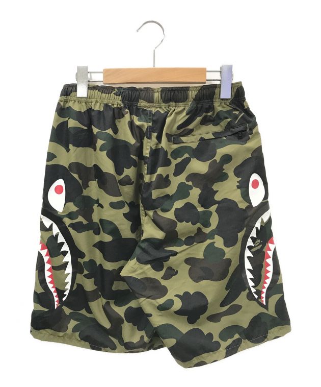 中古・古着通販】A BATHING APE (ア ベイシング エイプ) ビーチショーツ/迷彩柄ハーフパンツ グリーン サイズ:M｜ブランド・古着通販  トレファク公式【TREFAC FASHION】スマホサイト