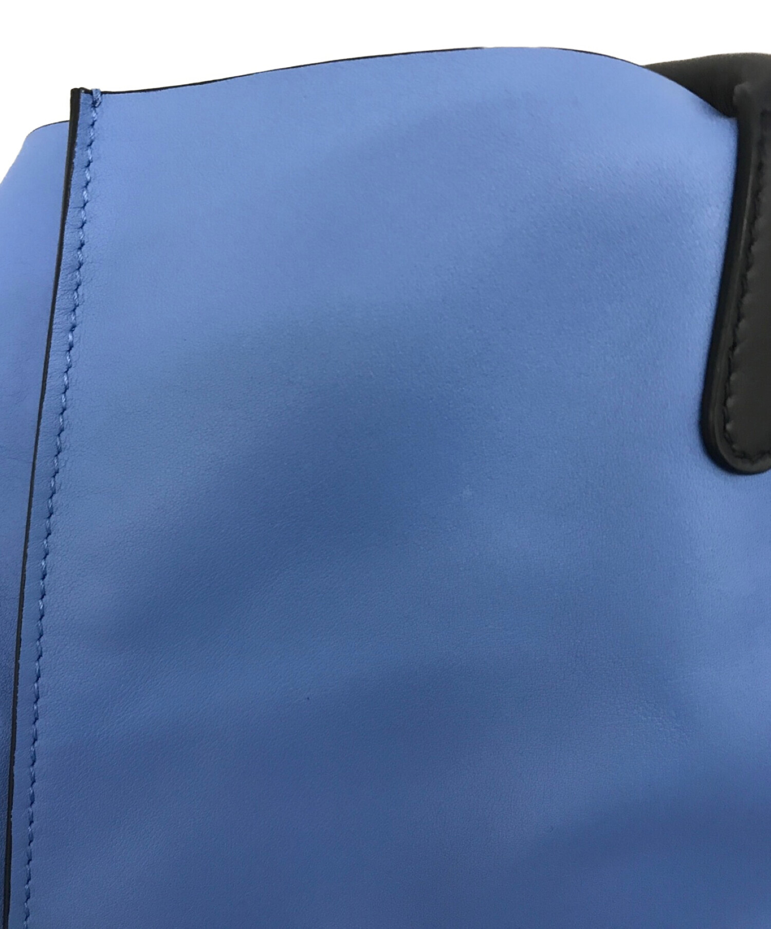 SMYTHSON (スマイソン) Kinglyレザートートバッグ/ハンドバッグ ブルー