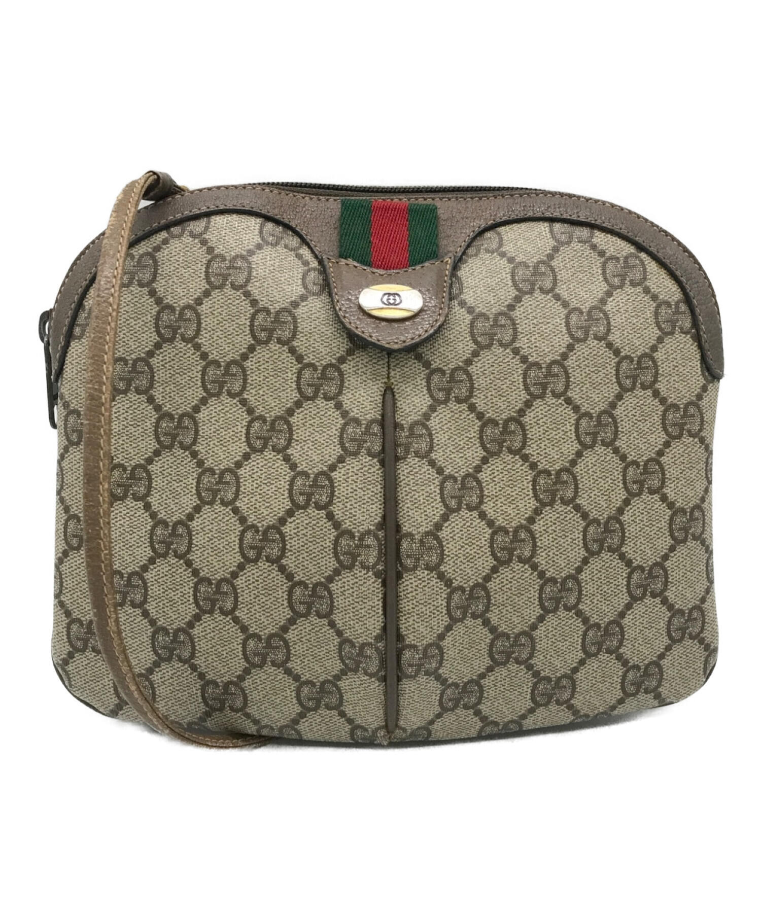 中古・古着通販】GUCCI (グッチ) ショルダーバッグ グレー｜ブランド