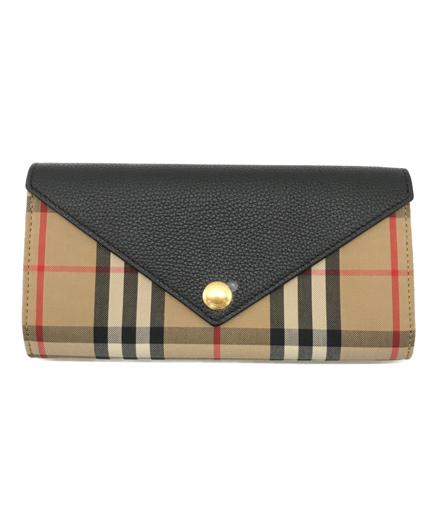 中古・古着通販】BURBERRY (バーバリー) コンチネンタルウォレット/長