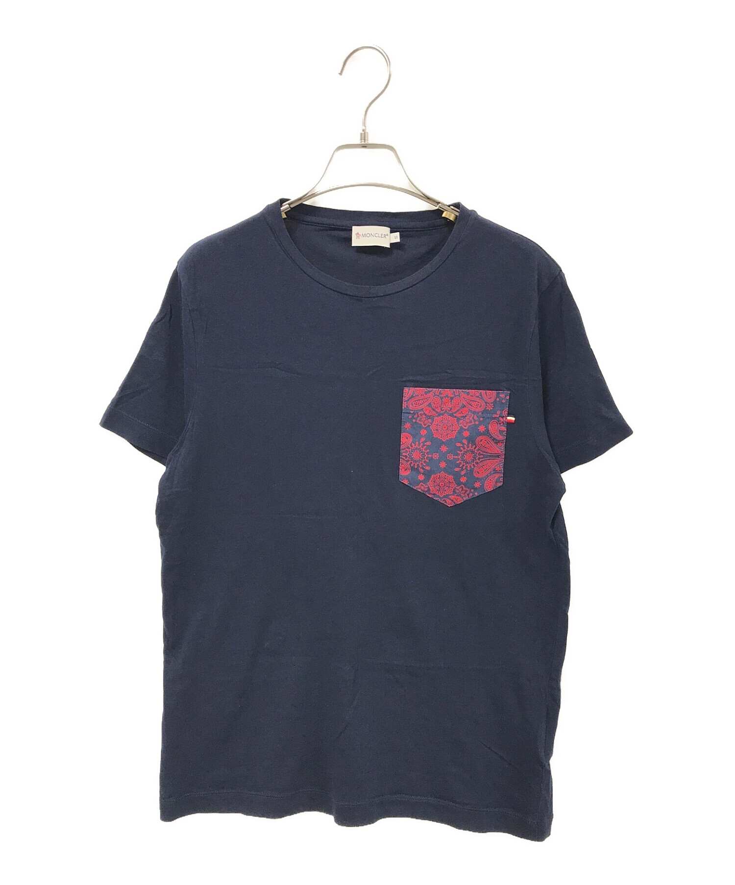 MONCLER (モンクレール) MAGLIA T-SHIRT ネイビー サイズ:S