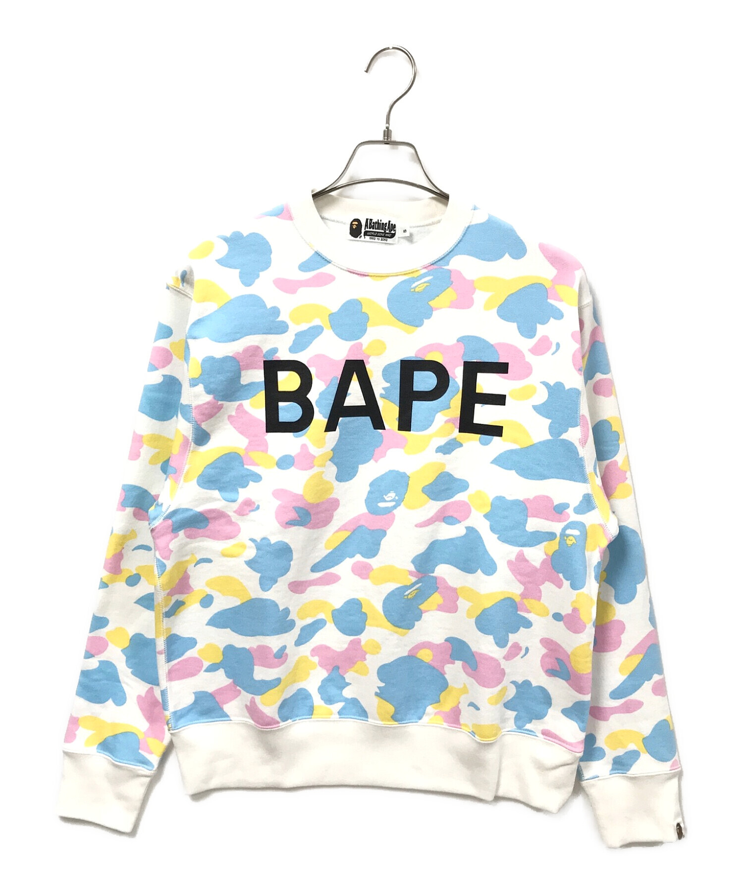 A BATHING APE (アベイシングエイプ) multi camo クルーネックスウェット マルチカラー サイズ:S