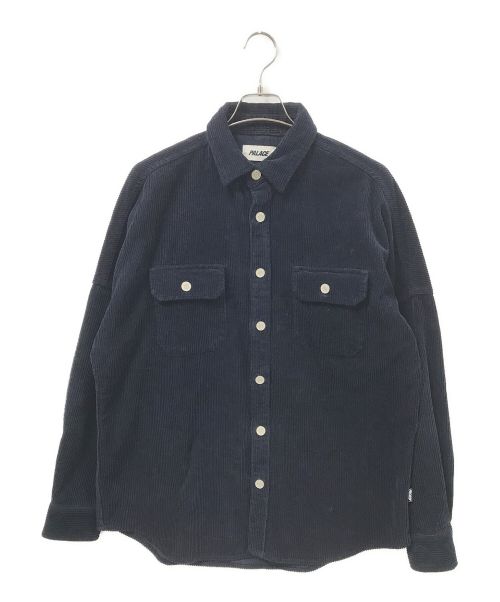 【中古・古着通販】PALACE (パレス) WASHED DROP SHOULDER CORD SHIRT ネイビー サイズ:Ｍ｜ブランド・古着通販  トレファク公式【TREFAC FASHION】スマホサイト