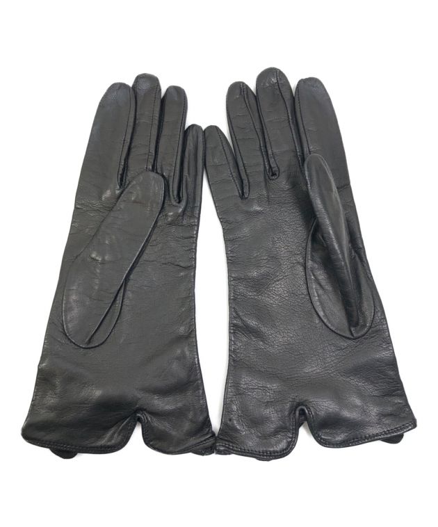 Sermoneta Gloves (セルモネータグローブス) イタリア製レザーグローブ/手袋 ブラック