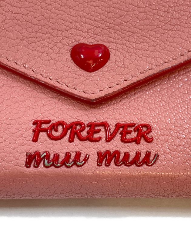 中古・古着通販】MIU MIU (ミュウミュウ) 長財布 ピンク｜ブランド 