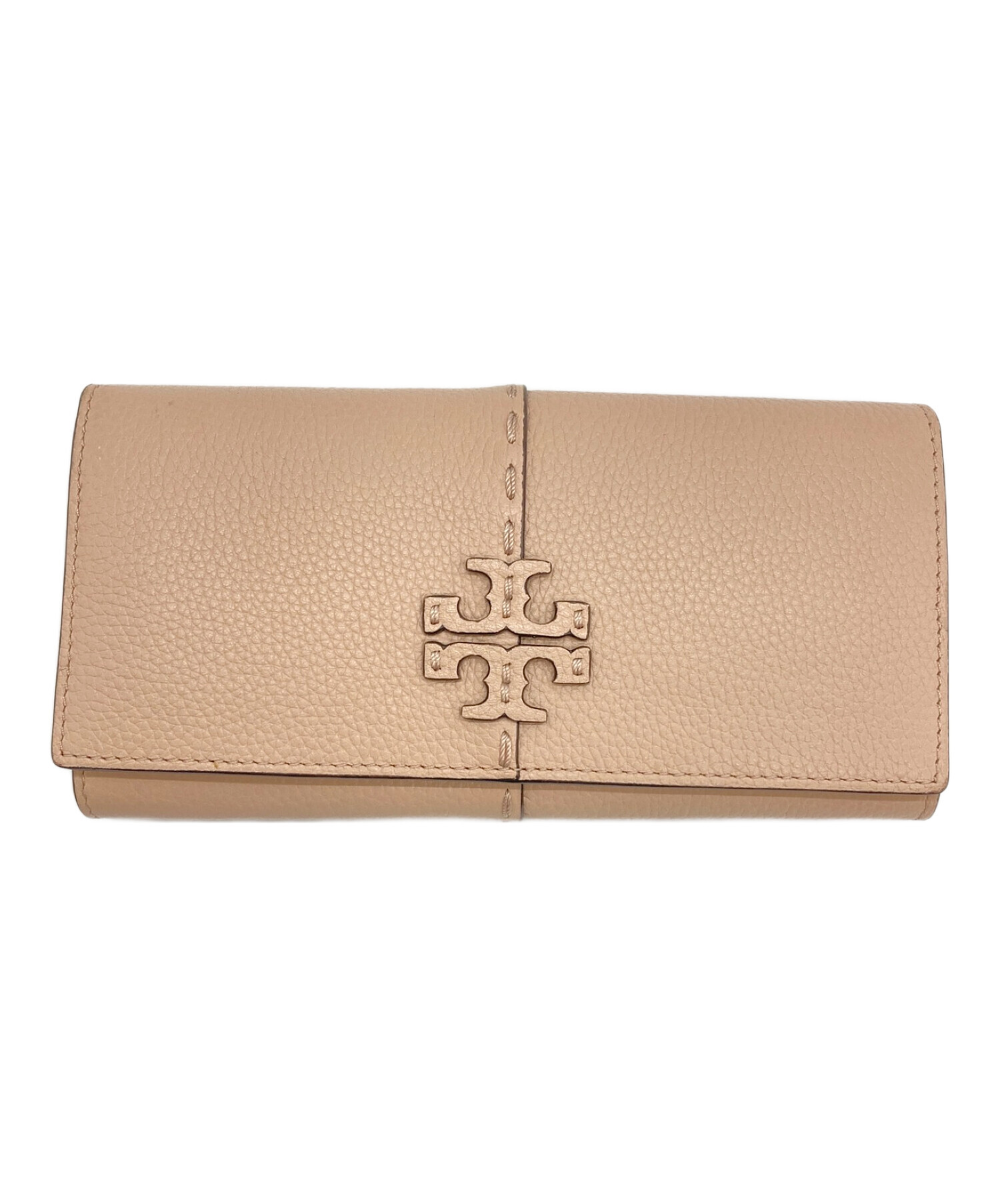 中古・古着通販】TORY BURCH (トリーバーチ) マックグロー エンベロープ ウォレット/長財布 ベージュ｜ブランド・古着通販  トレファク公式【TREFAC FASHION】スマホサイト