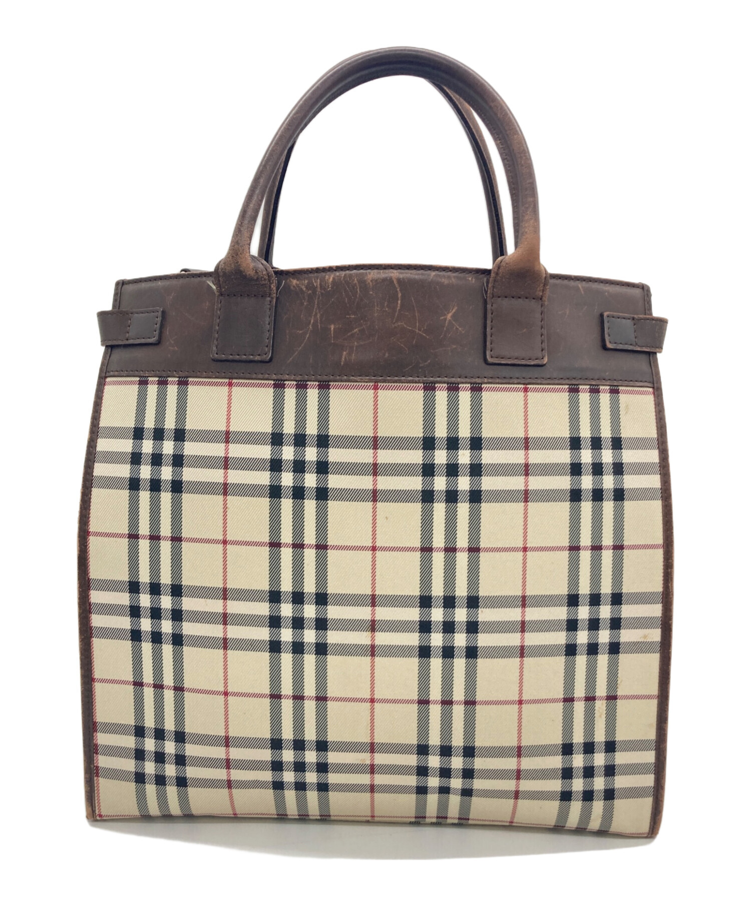 中古・古着通販】BURBERRY (バーバリー) 2WAYバッグ/ハンドバッグ/トートバッグ/ショルダーバッグ ベージュ×ブラウン｜ブランド・古着通販  トレファク公式【TREFAC FASHION】スマホサイト