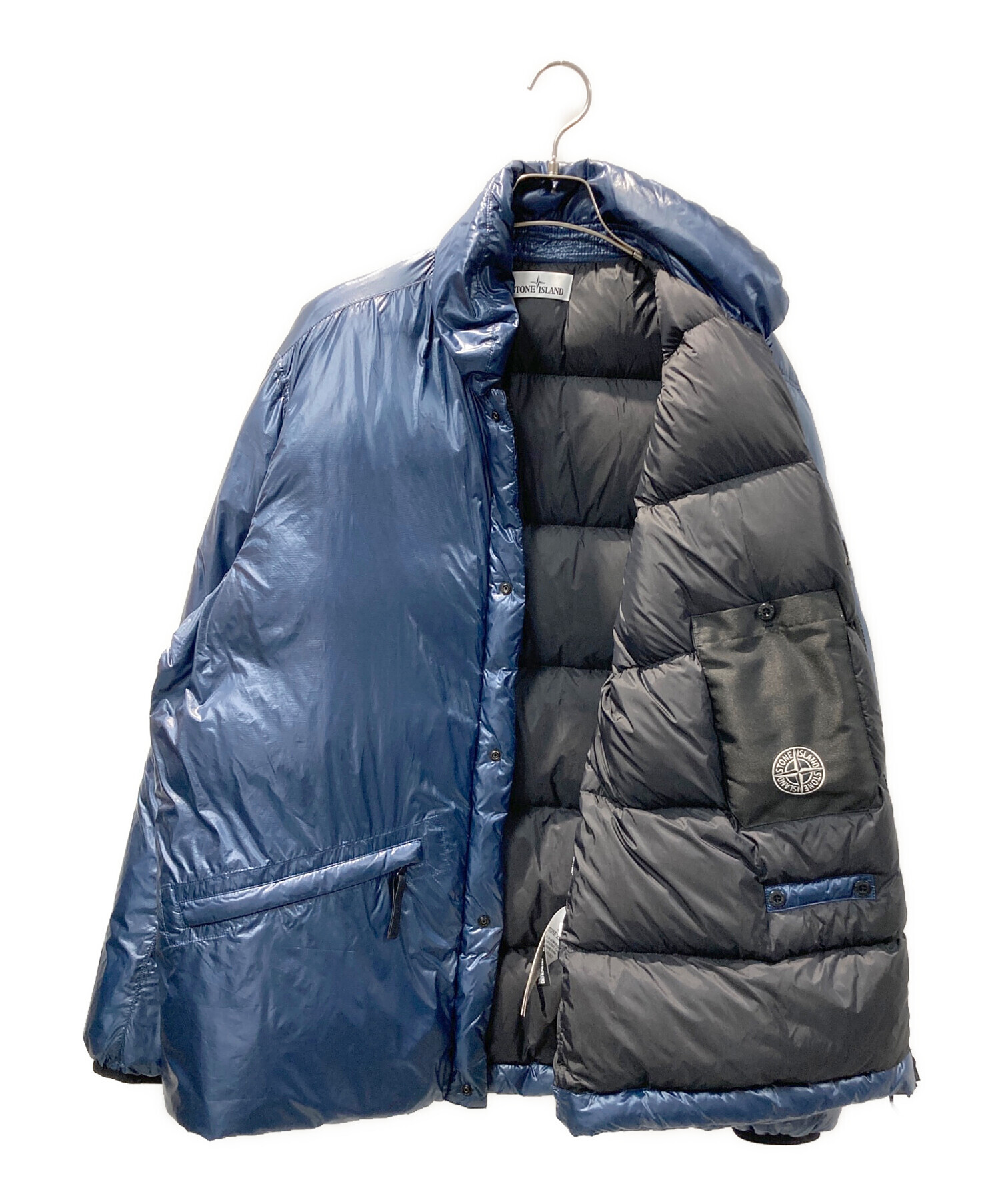 中古・古着通販】STONE ISLAND (ストーンアイランド) PERTEX QUANTUM Y DOWN ネイビー  サイズ:XXL｜ブランド・古着通販 トレファク公式【TREFAC FASHION】スマホサイト