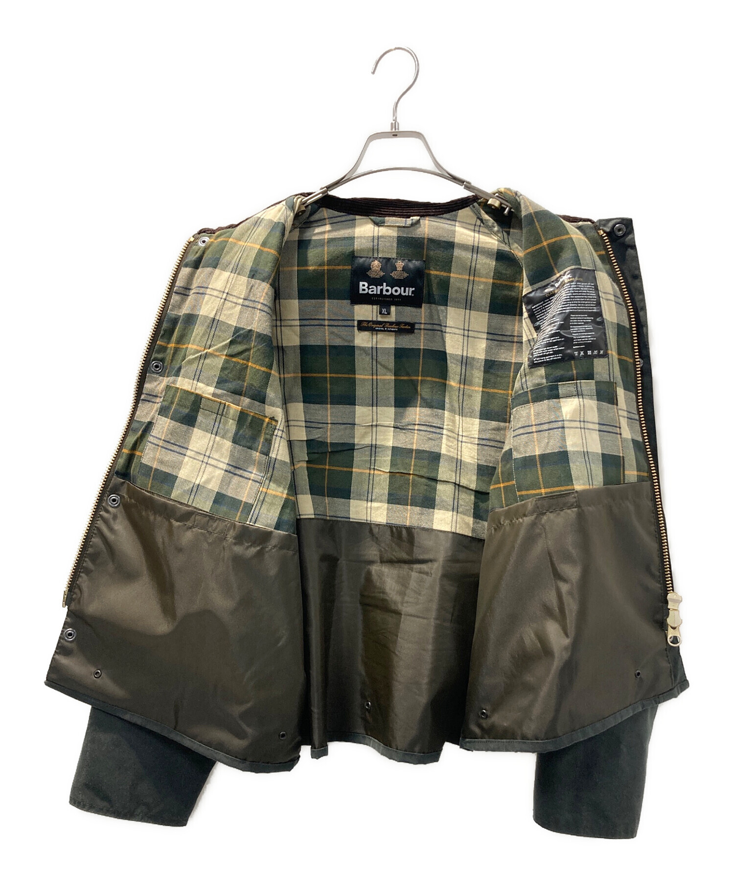 中古・古着通販】Barbour (バブアー) SPEYワックス/ブルゾン グリーン サイズ:XL｜ブランド・古着通販 トレファク公式【TREFAC  FASHION】スマホサイト