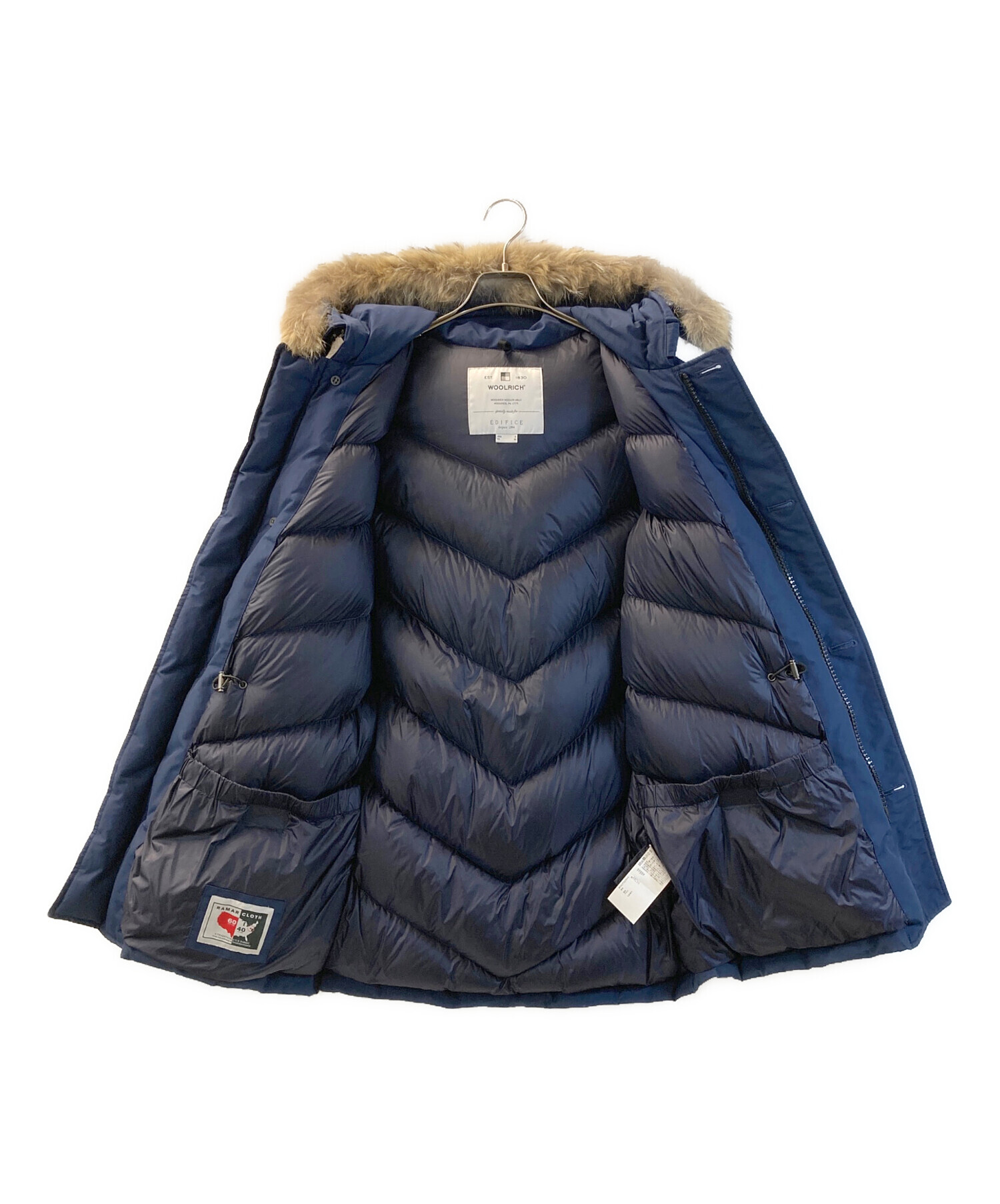 WOOLRICH (ウールリッチ) EDIFICE (エディフィス) アークティックパーカー ネイビー サイズ:S(USA)