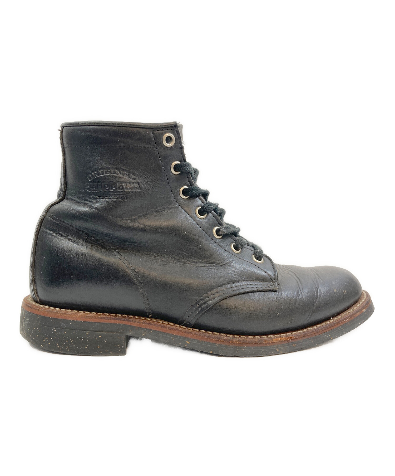 中古・古着通販】CHIPPEWA (チペワ) 6インチ サービスブーツ ブラック サイズ:26.0｜ブランド・古着通販 トレファク公式【TREFAC  FASHION】スマホサイト