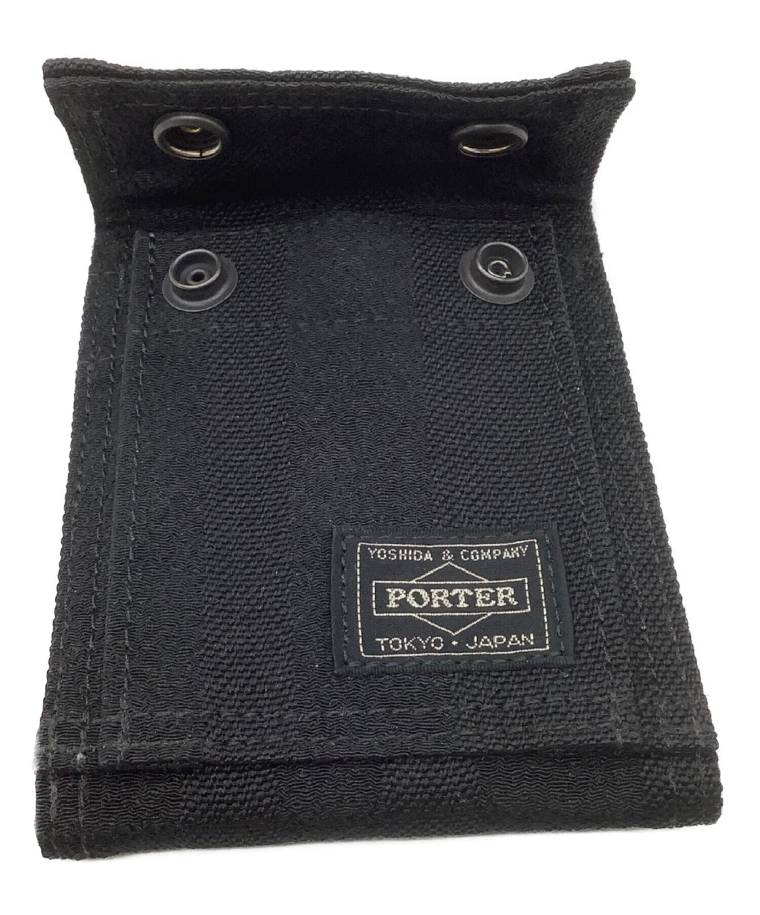 PORTER SMOKY 財布 二つ折り ブラック ポーター