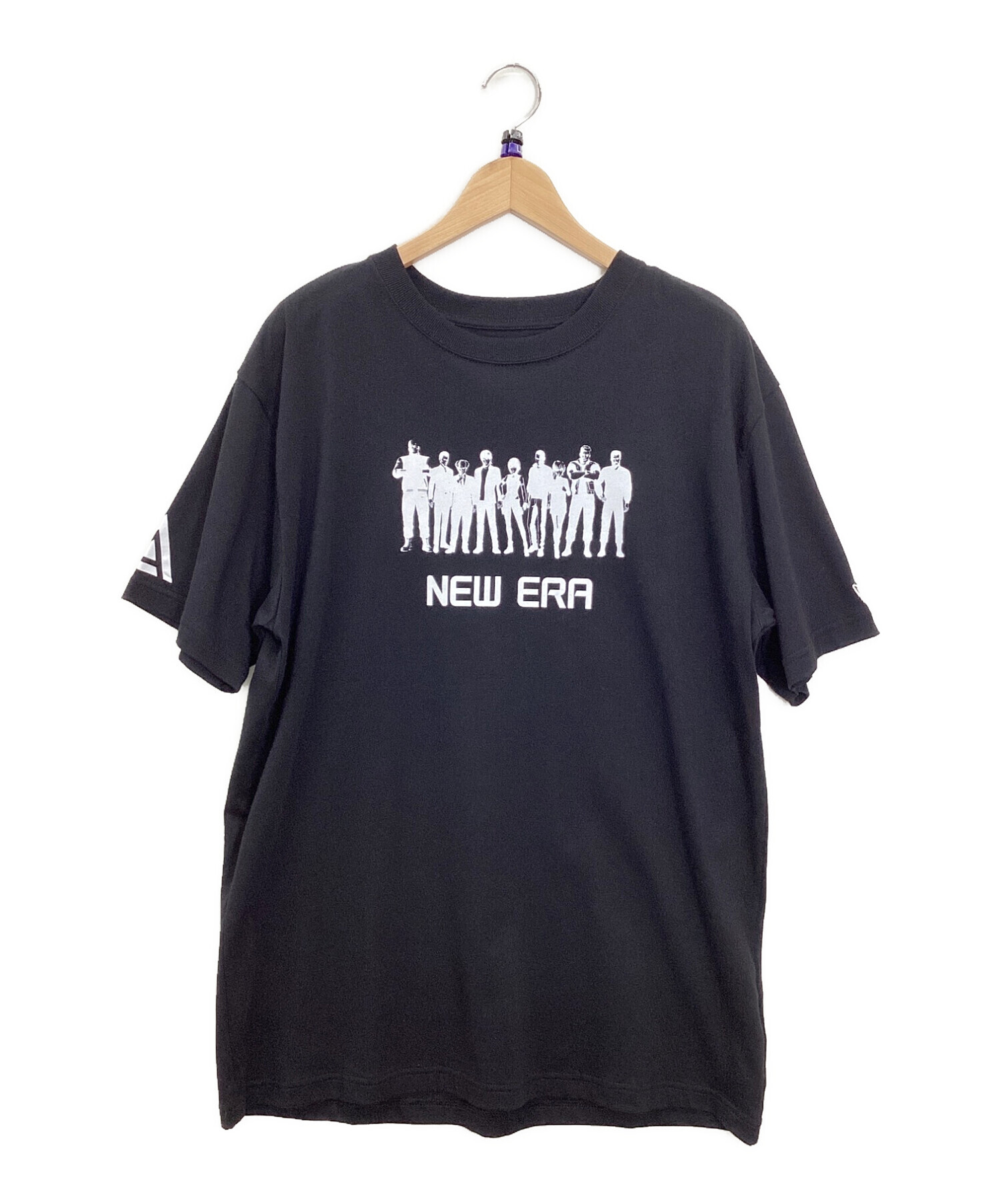 中古・古着通販】New Era (ニューエラ) 半袖Tシャツ ブラック サイズ