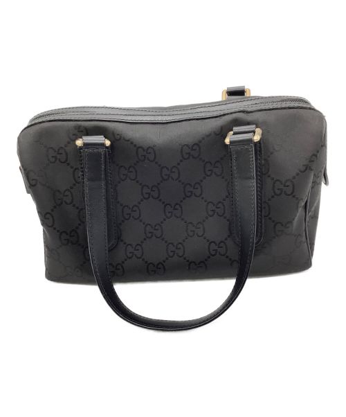 【中古・古着通販】GUCCI (グッチ) ミニボストンバッグ ブラック