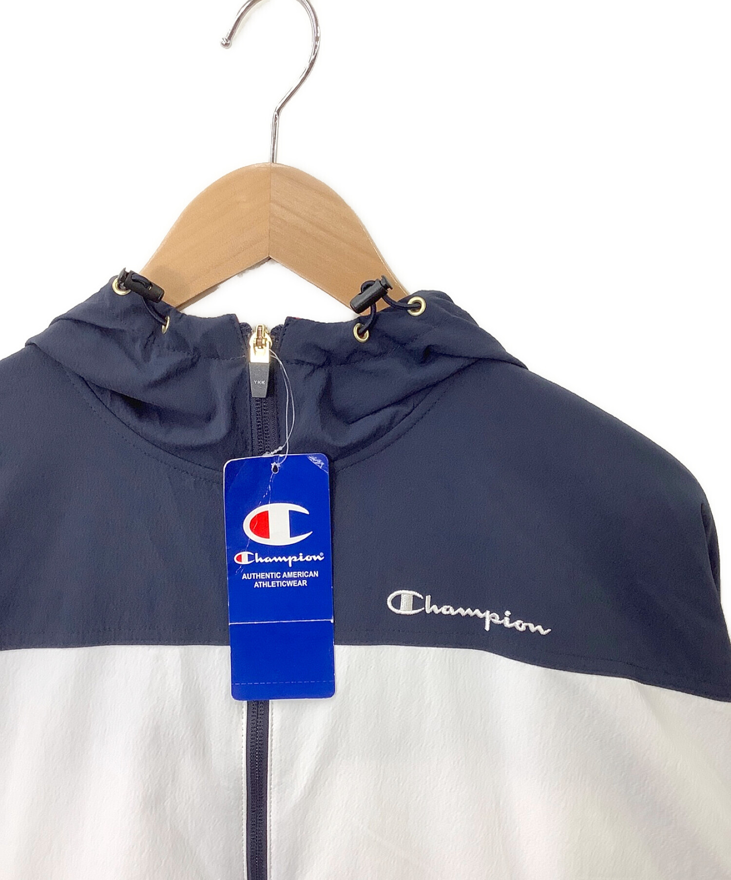 Champion (チャンピオン) ナイロンパーカー ネイビー サイズ:M