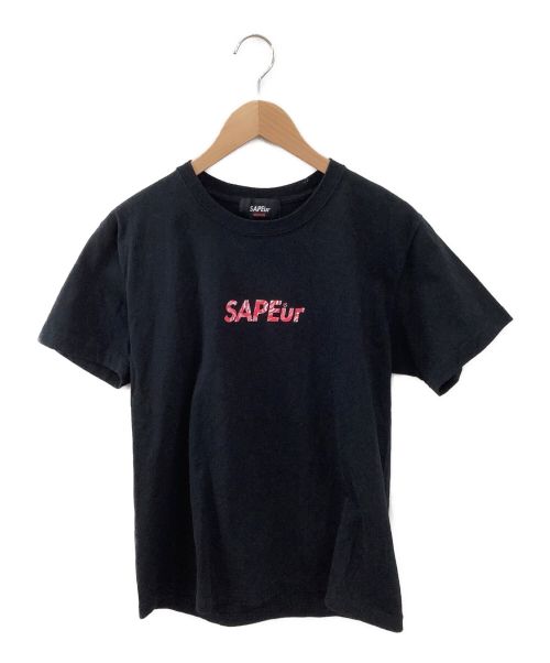 【中古・古着通販】SAPEur (サプール) Tシャツ ブラック サイズ:M