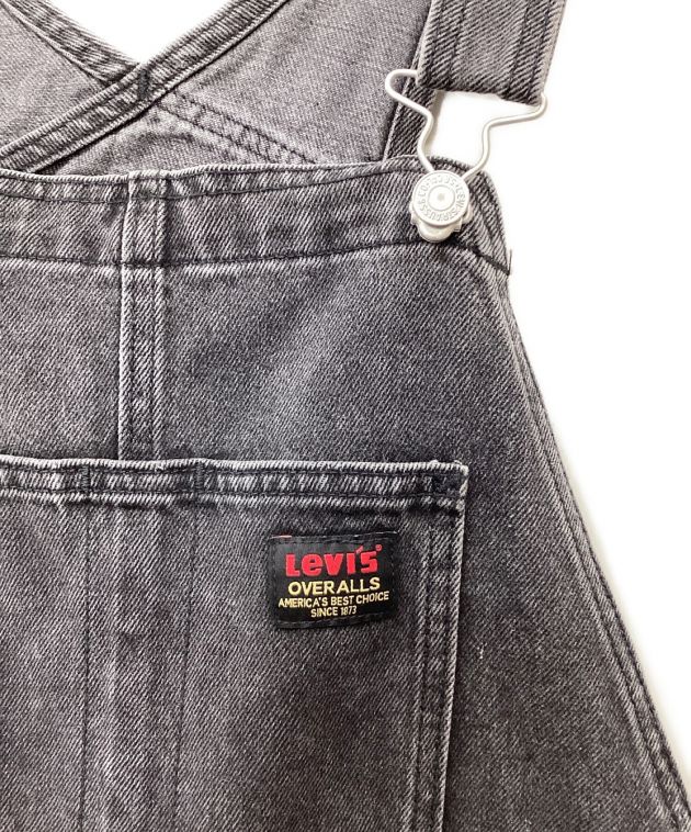 中古・古着通販】LEVI'S (リーバイス) オーバーオール ブラック サイズ