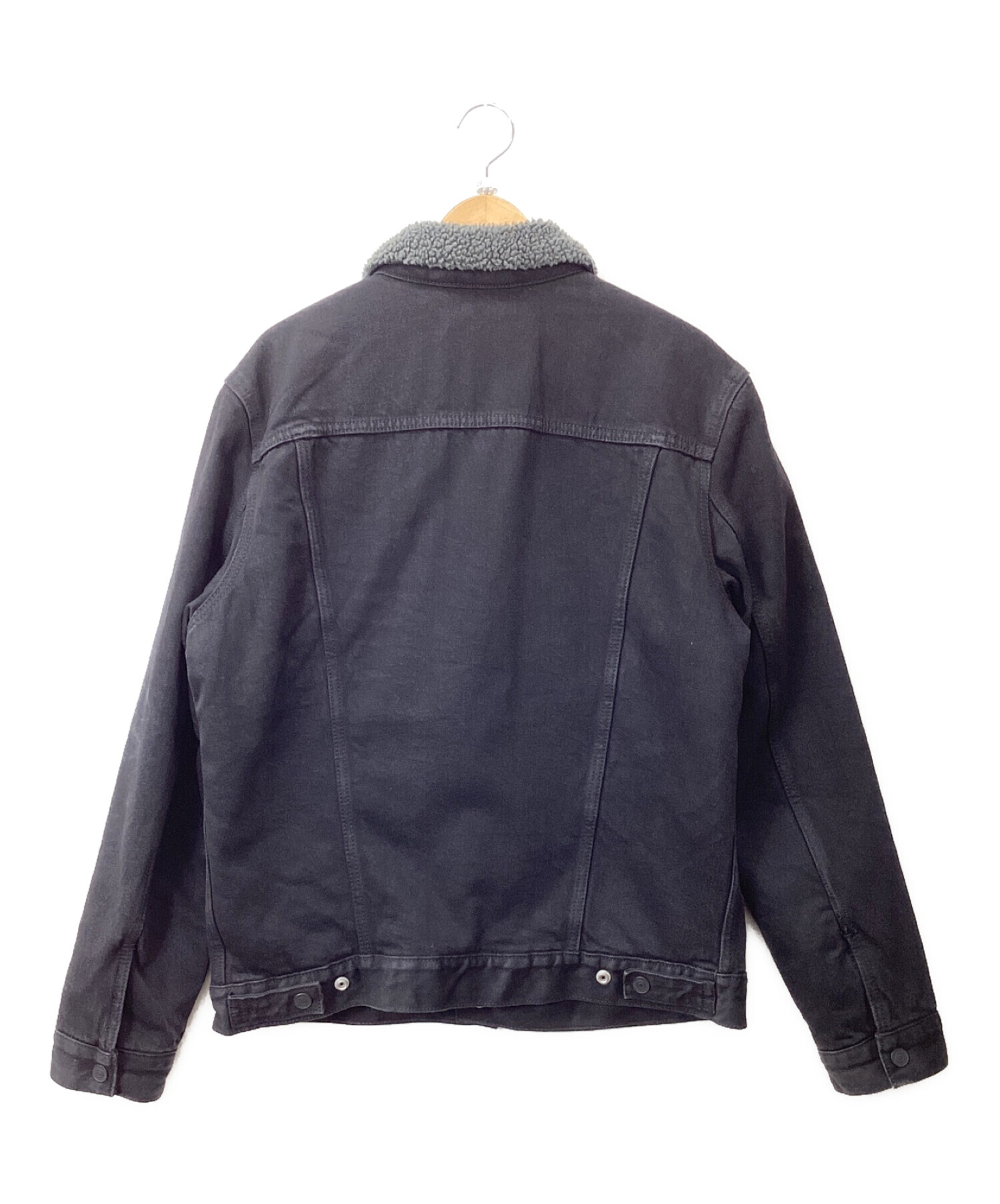 中古・古着通販】LEVI'S (リーバイス) デニムジャケット ブラック