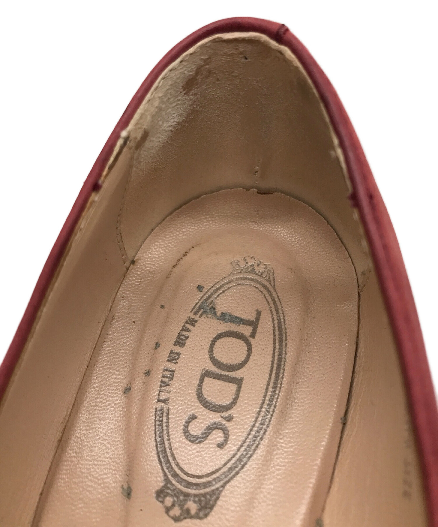 TOD'S (トッズ) パンプス ショッキングピンク サイズ:SIZE 36