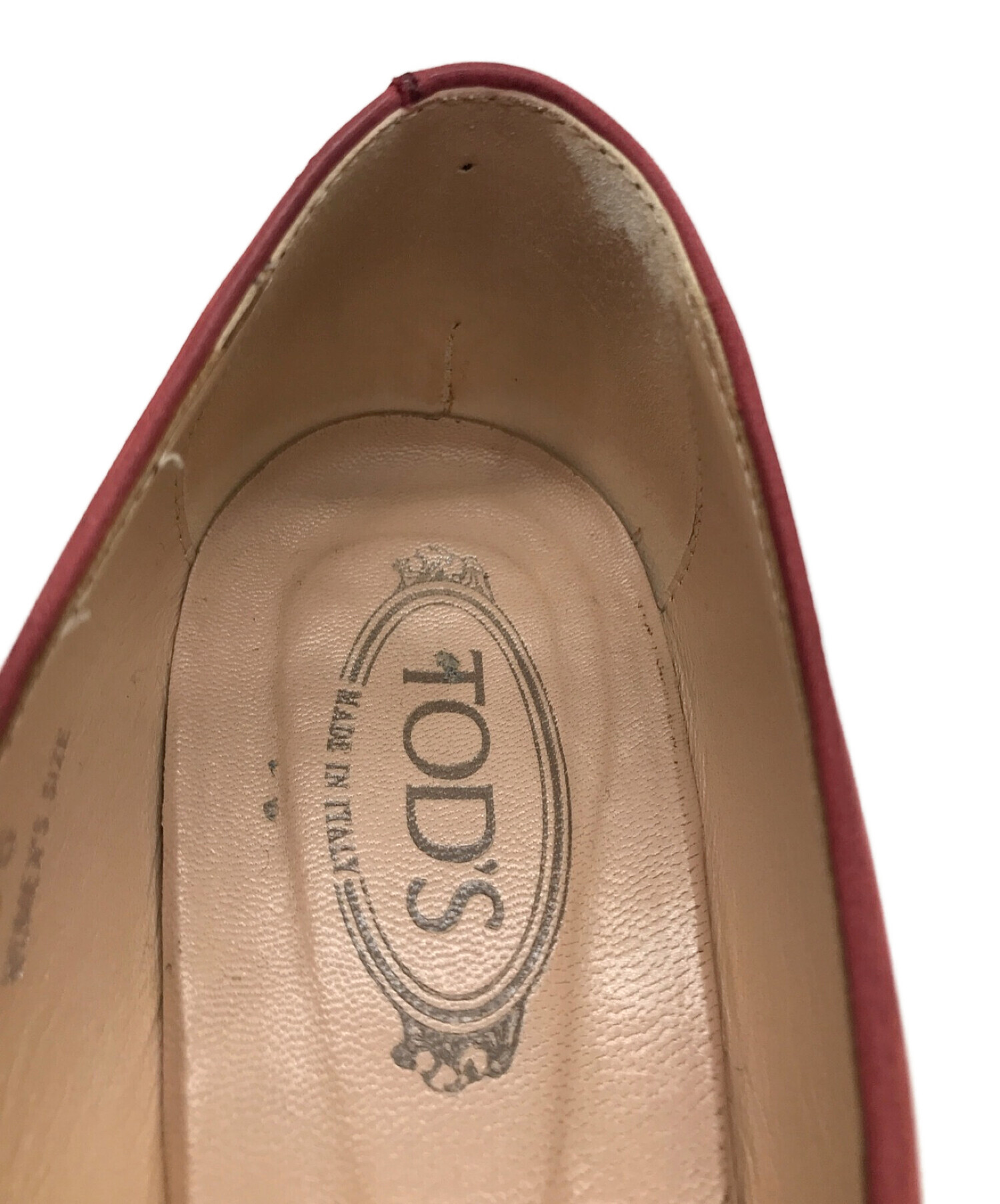 TOD'S (トッズ) パンプス ショッキングピンク サイズ:SIZE 36