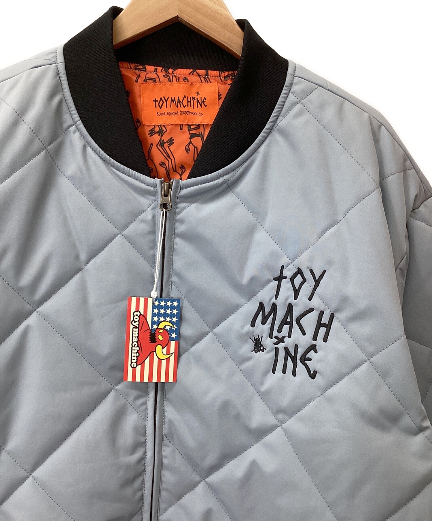 TOY MACHINE (トイマシーン) MA-1ジャケット スカイブルー サイズ:XL 未使用品