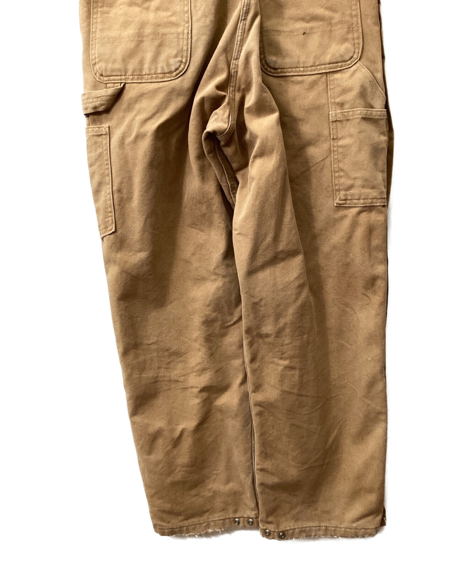 中古・古着通販】CarHartt (カーハート) オーバーオール ブラウン