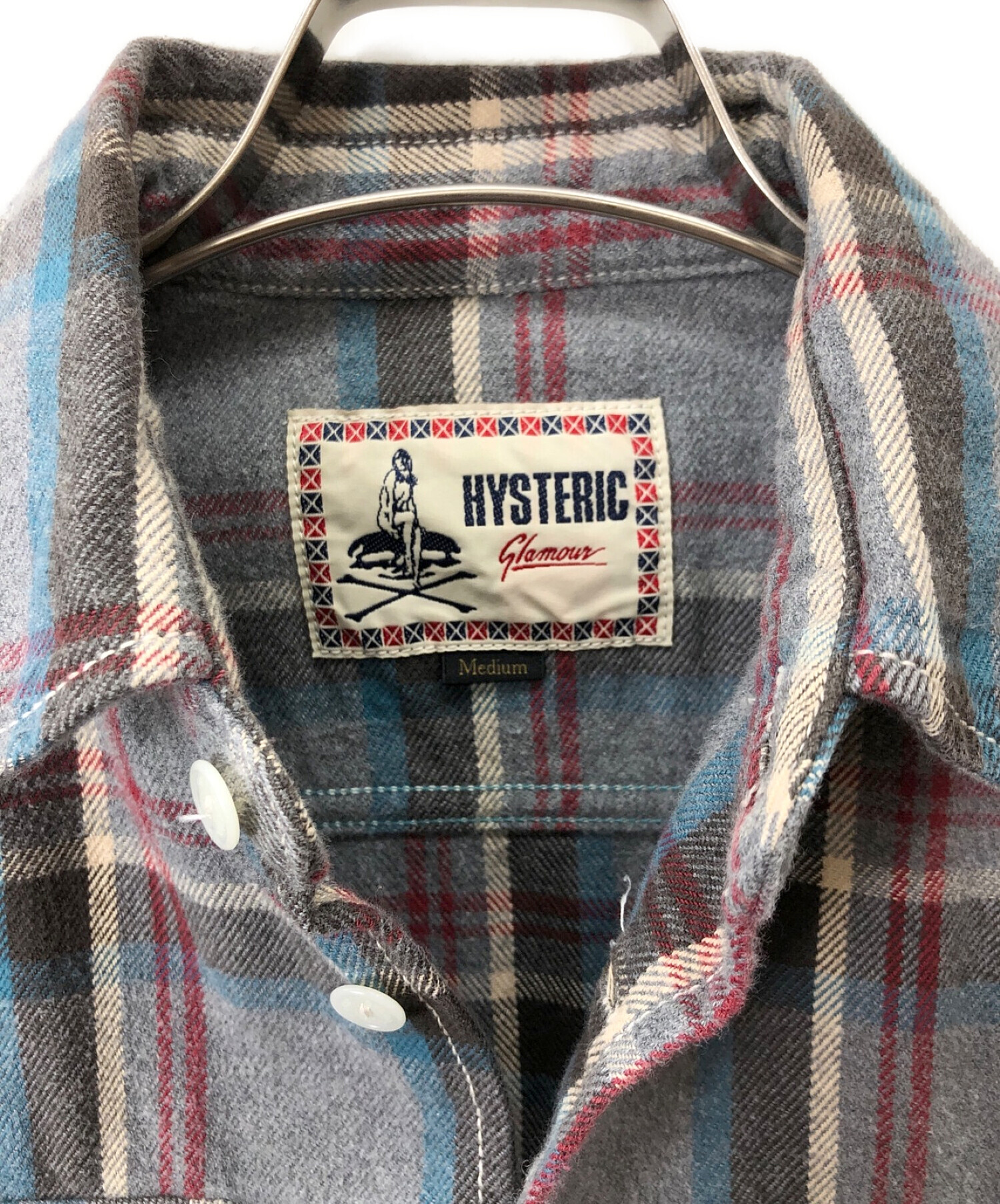 中古・古着通販】Hysteric Glamour (ヒステリックグラマー) ネルシャツ