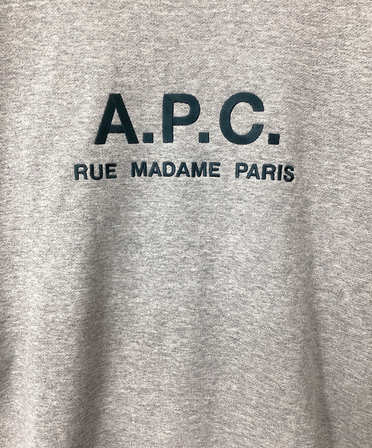 中古・古着通販】A.P.C. (アー・ペー・セー) スウェット ライトグレー