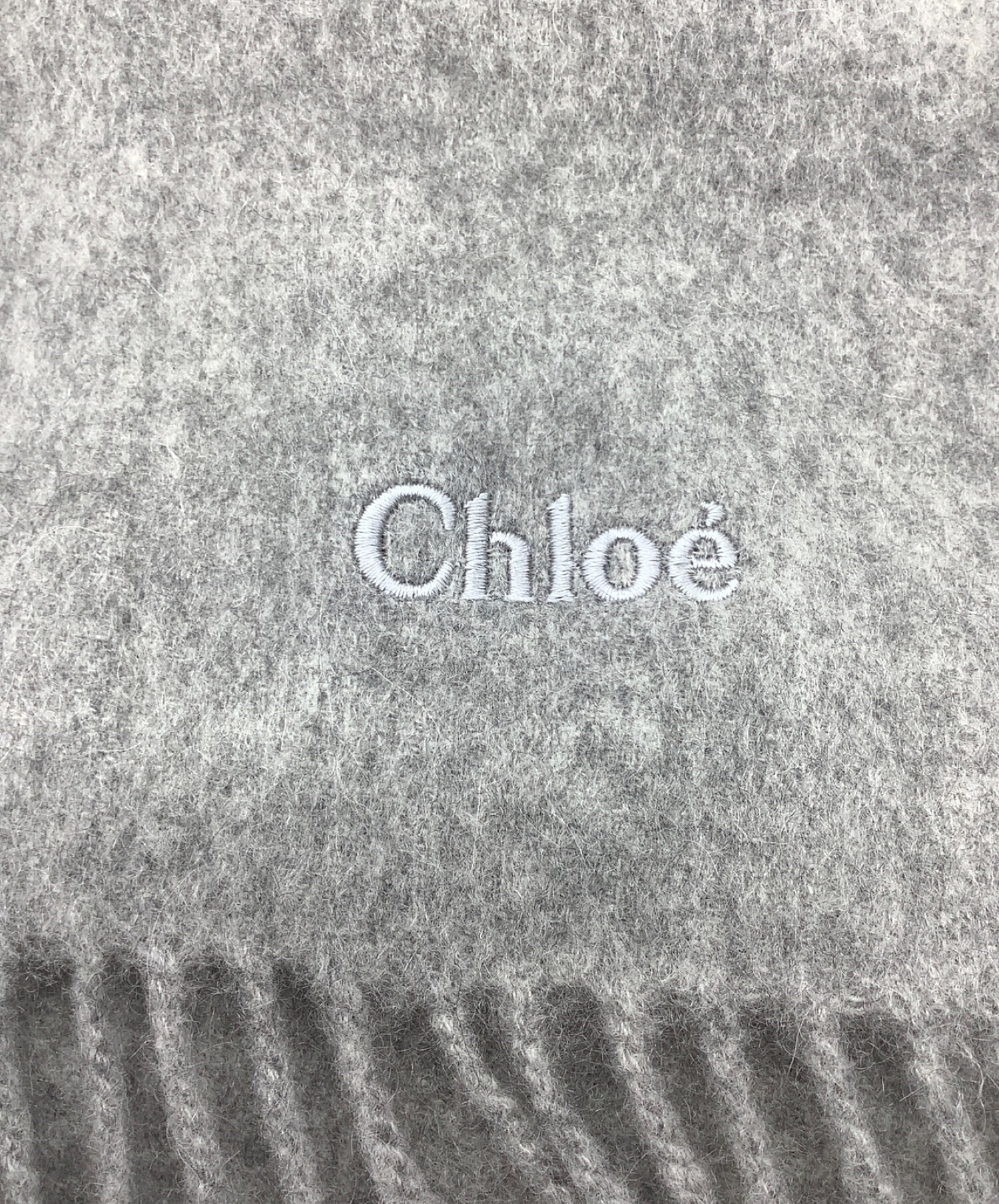 中古・古着通販】Chloe (クロエ) マフラー Chloe（クロエ） グレー