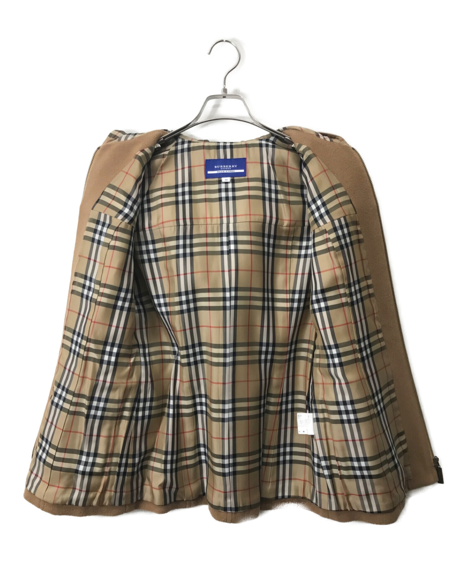 中古・古着通販】BURBERRY LONDON BLUE LABEL (バーバリーロンドンブルーレーベル) ウールジャケット ベージュ  サイズ:38｜ブランド・古着通販 トレファク公式【TREFAC FASHION】スマホサイト